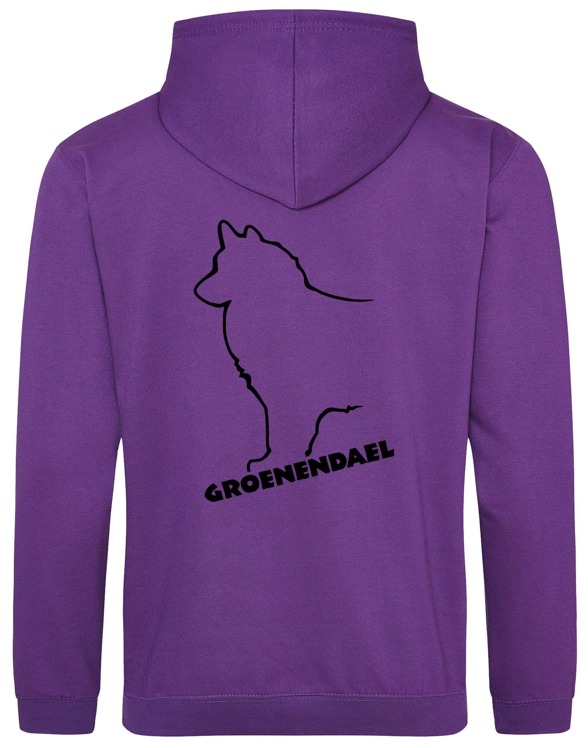 Groenendael Design Pullover Hoodie – Premium heavy-blend fabric, cozy fleece lining, and customizable with your Groenendael's name.