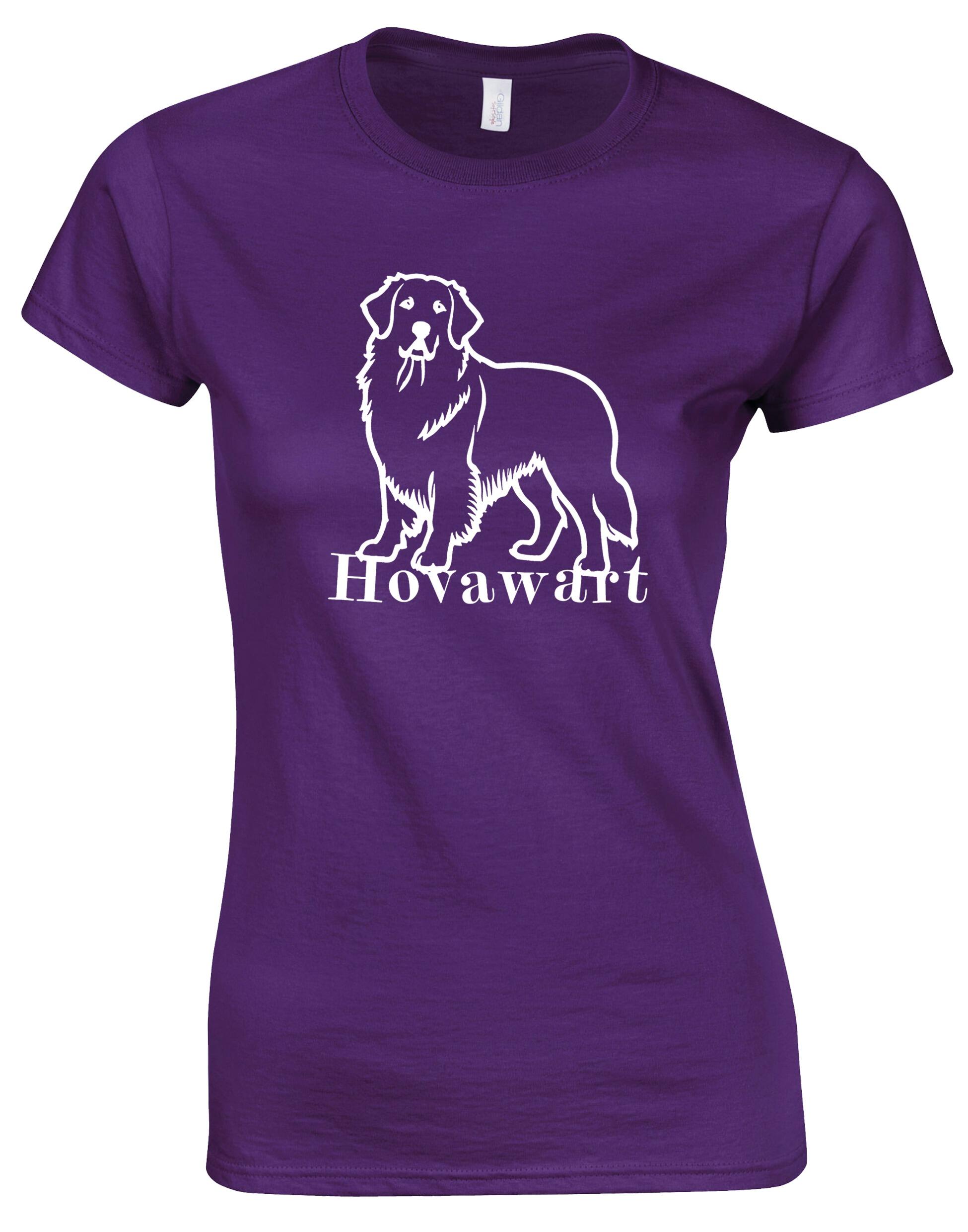 Hovawart Female Roundneck T-shirt – Soft cotton fabric with exclusive breed graphic, perfect for Hovawart enthusiasts.