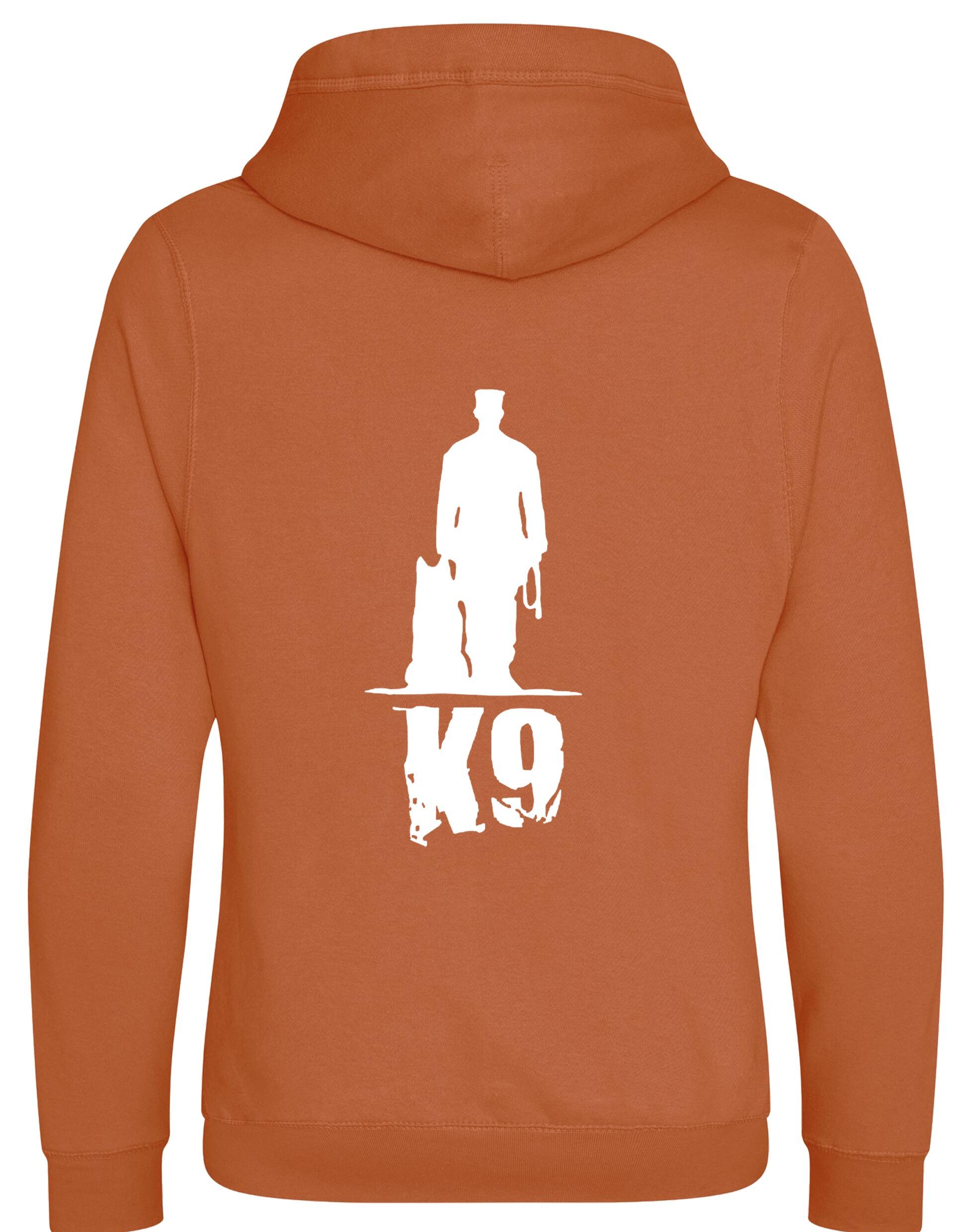 K9 crossneck pullover hoodie with modern design, exclusive artwork, and cozy fleece interior, ideal for dog lovers seeking style and comfort.