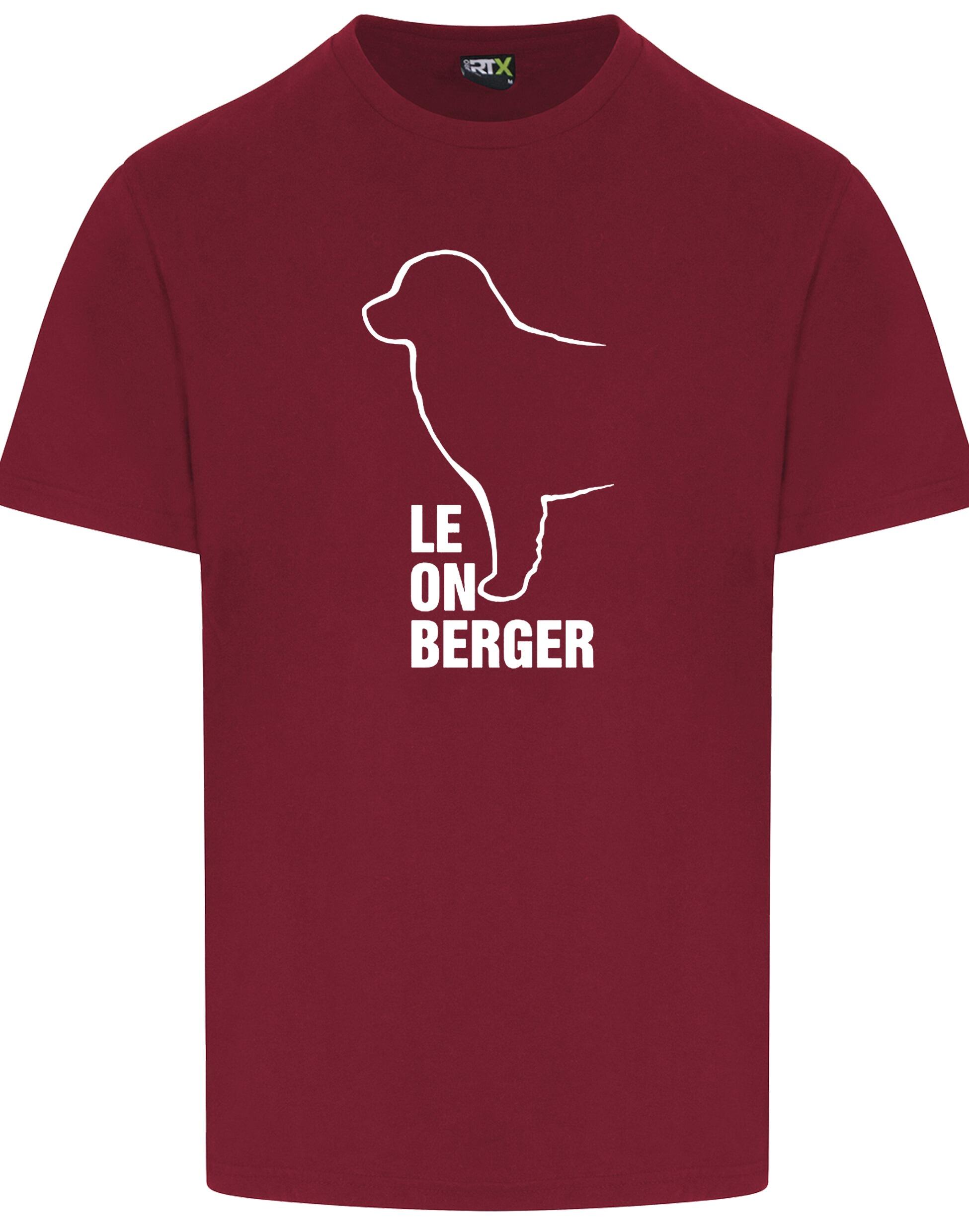 Leonberger Unisex Roundneck T-shirt with exclusive breed design, breathable cotton fabric, and relaxed fit.