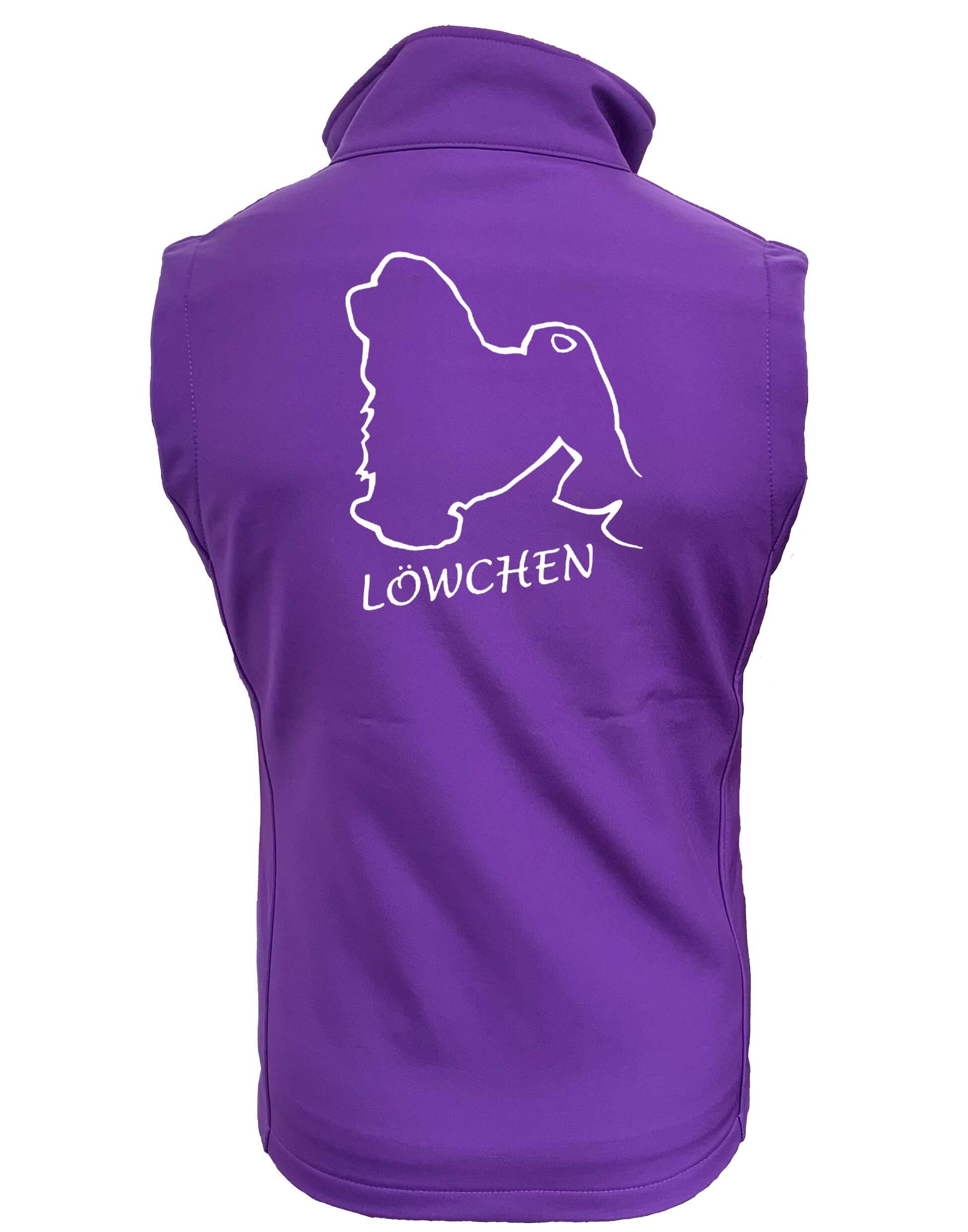 Lowchen Unisex Softshell Jacket with fleece lining and exclusive breed design.