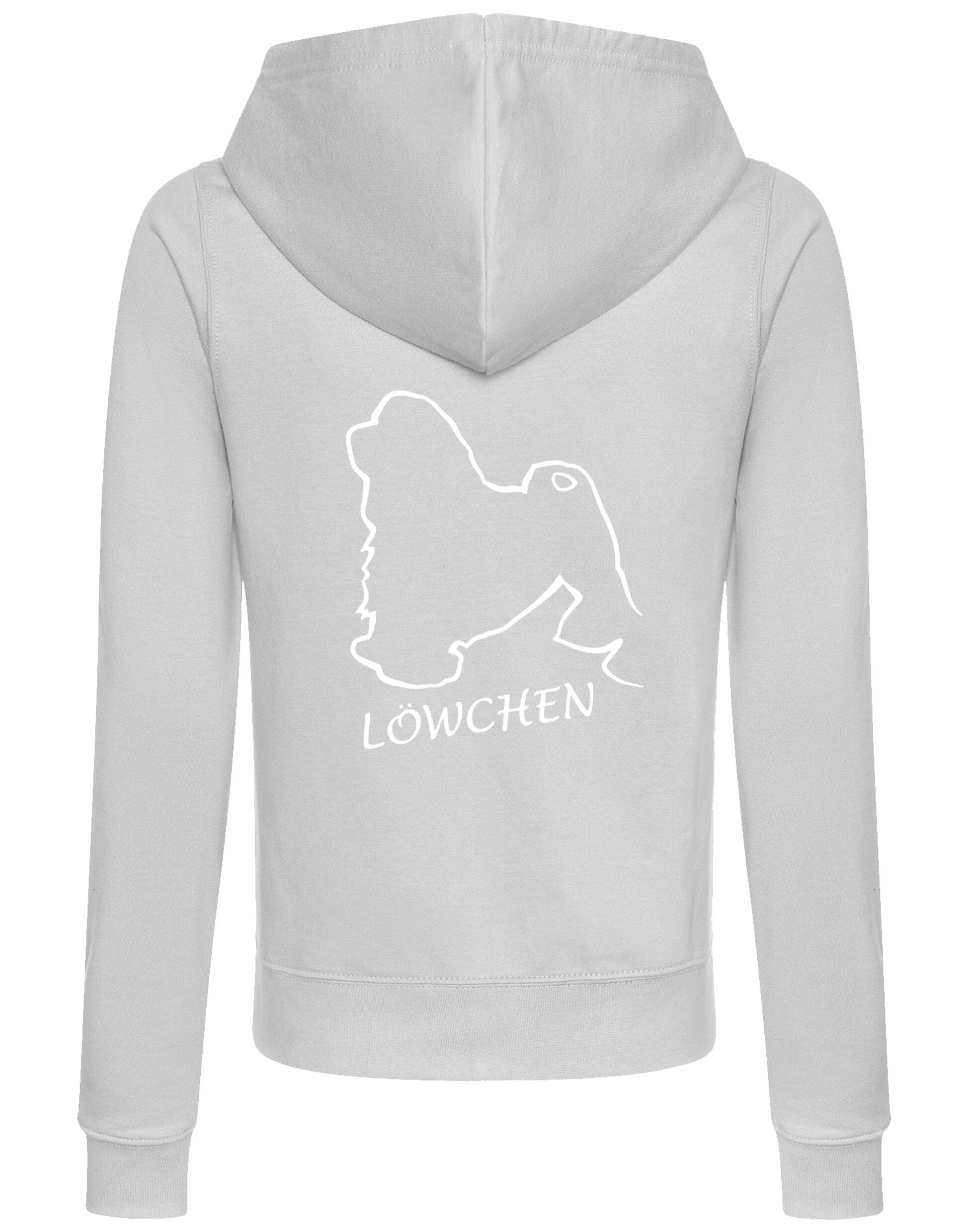 Lowchen Women’s Zipped Hoodie with exclusive breed artwork and practical features.