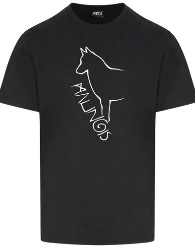 Unisex Roundneck T-shirt featuring an exclusive Malinois breed graphic, designed for comfort and style.
