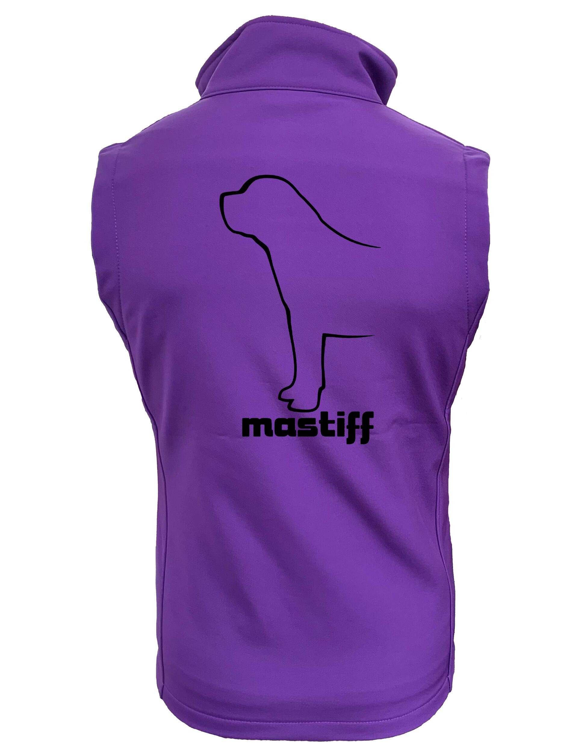 Mastiff Women’s Softshell Jacket with exclusive breed design, water-resistant fabric, and fleece lining for warmth and comfort.