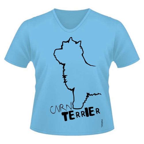 Cairn Terrier Women's V Neck T-Shirt Premium Cotton