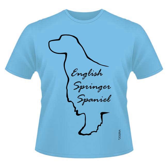 English Springer Spaniel T-Shirt Roundneck Heavy Cotton