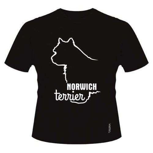 Norwich Terrier T-Shirts Roundneck Heavy Cotton