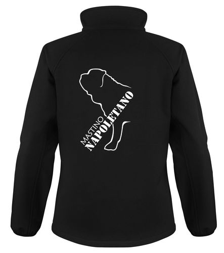 Mastino Napoletano Dog Breed Design Softshell Jacket Full Zipped Women's & Men's Styles