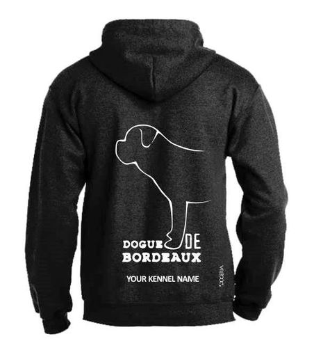 Dogue De Bordeaux Dog Breed Design Pullover Hoodie Adult Single Colour