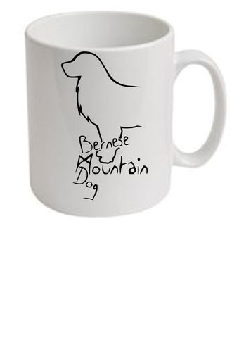 Bernese Mountain Dog, Dog Breed Design Ceramic Mug