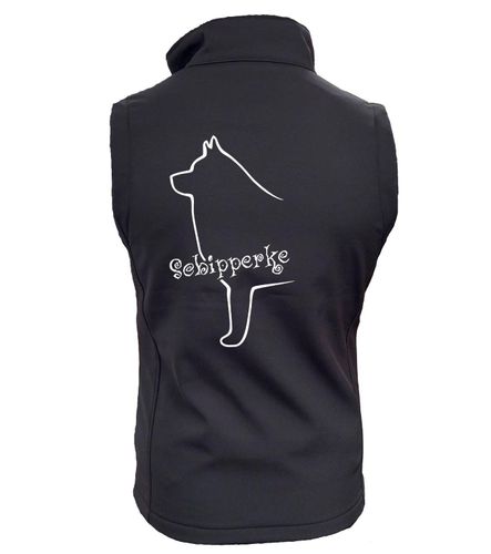 Schipperke hoodie and softshell jacket set featuring bold breed artwork and customisable name or logo options