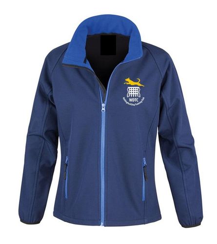 Wallingford Dog Training Club Official Softshell Unisex Jacket Navy/Royal