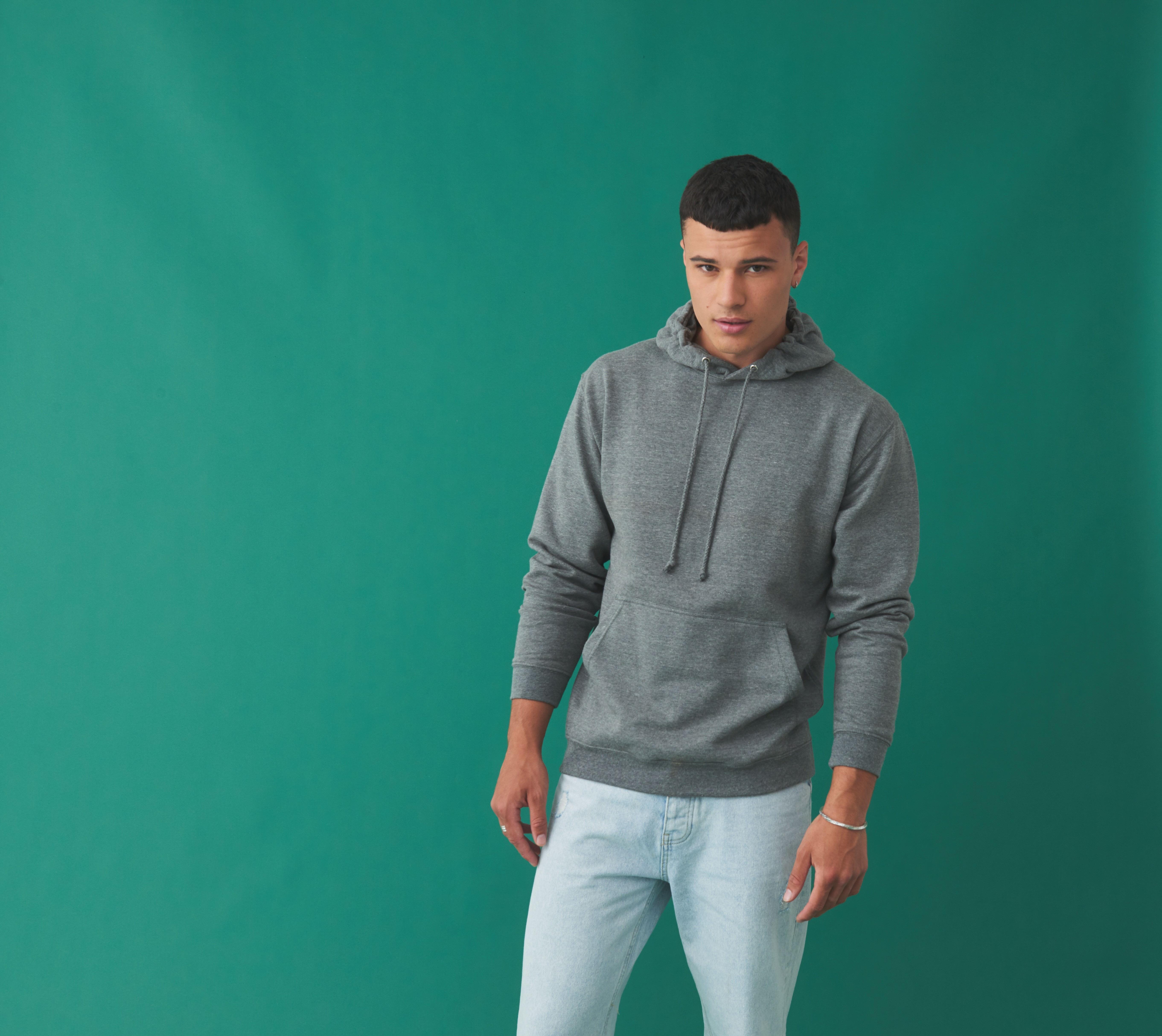 Plain Fire Red Pullover Hoodie