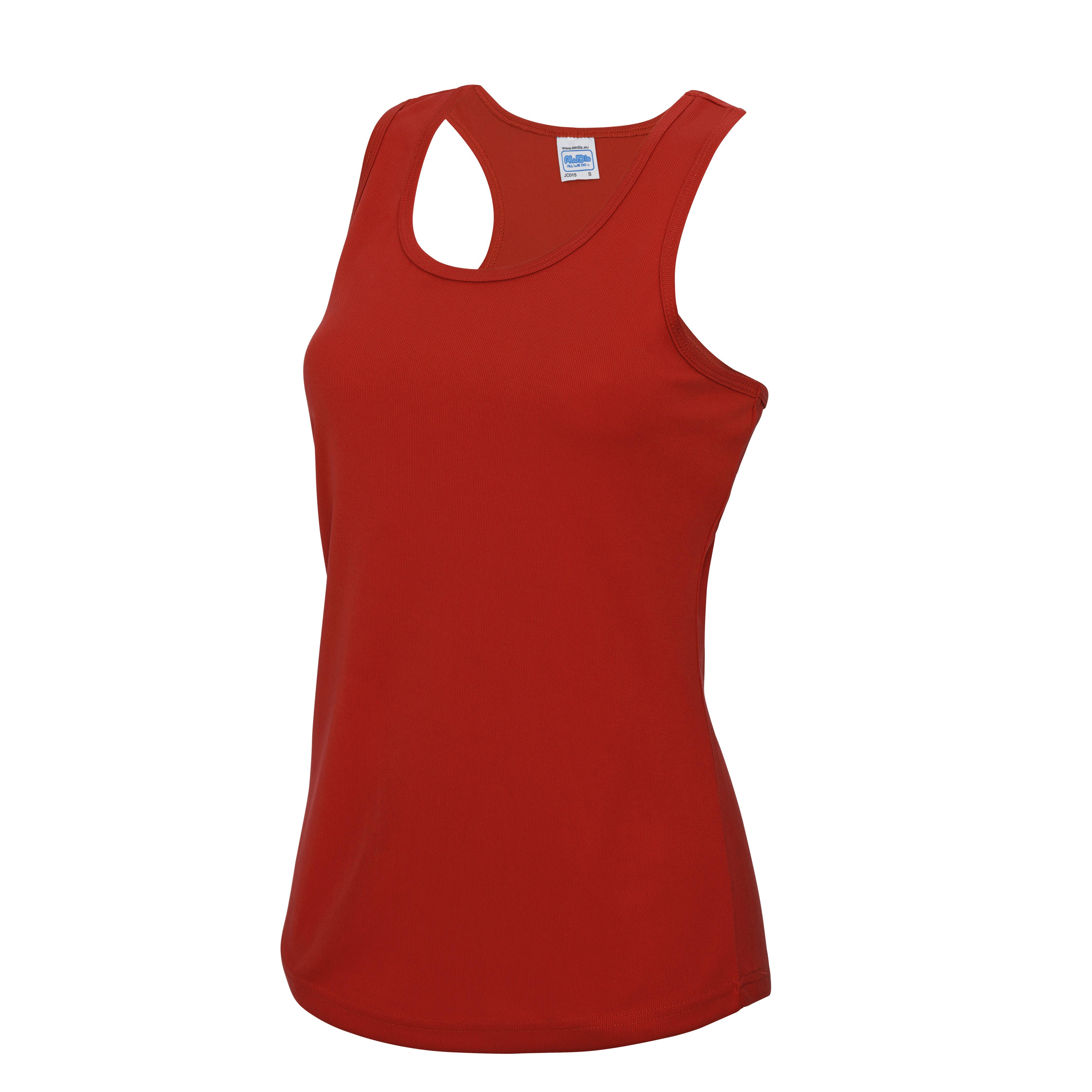 Cool Performance Women's Vest Fire Red