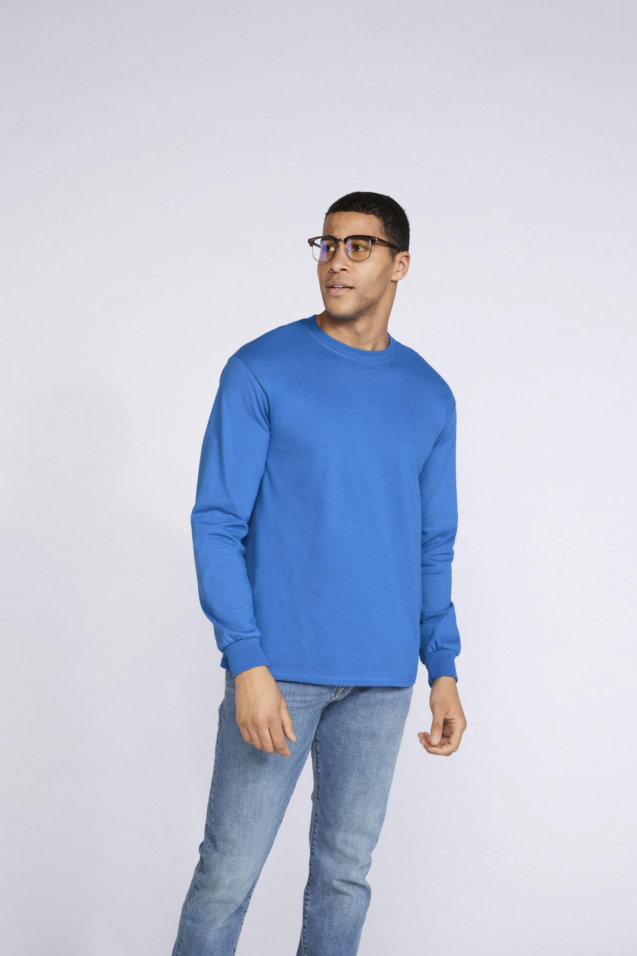Ultra Cotton Long Sleeve Unisex T-Shirt Carolina Blue
