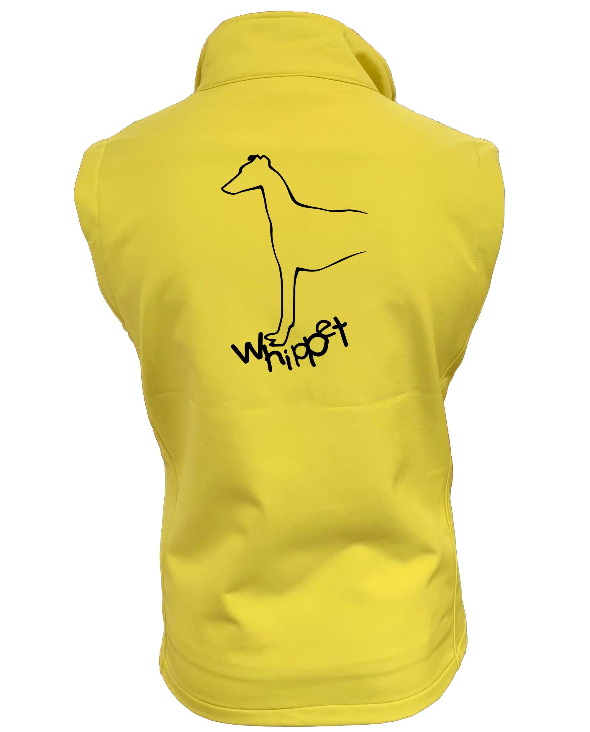 Unisex Whippet Softshell Jacket Yellow (Black)
