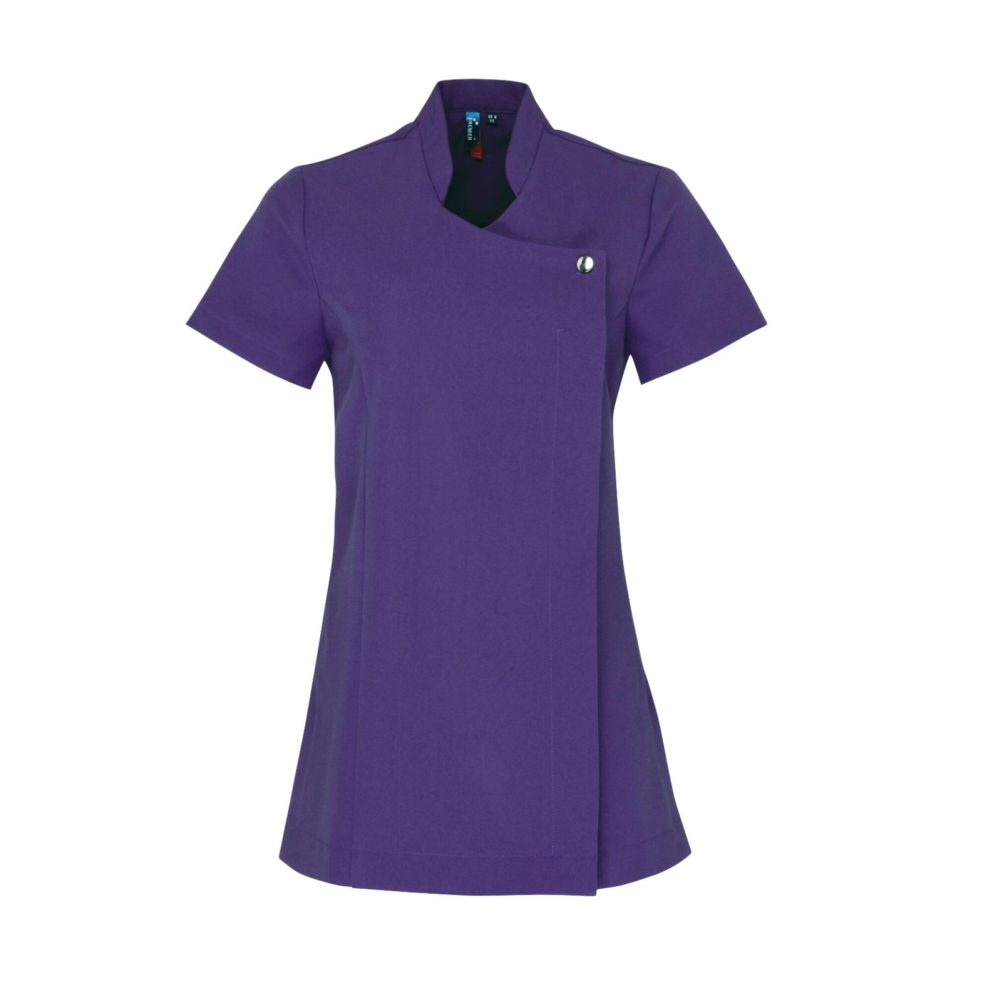 Classic Dog Grooming Tunic Purple Front