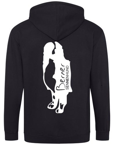 Berner Sennenhund Dog Breed Design Zipped Hoodie – Style and Comfort for Dog Lovers