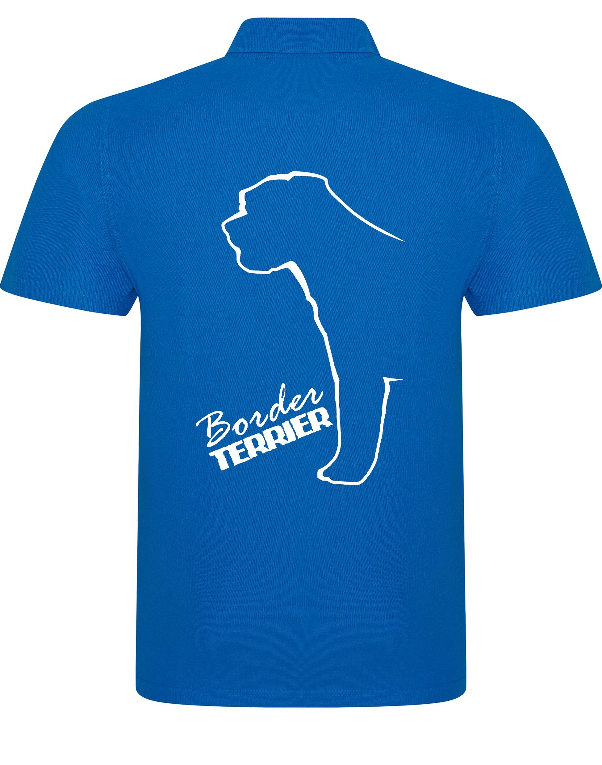 Unisex Cotton Polo with Border Terrier Dog Breed Design – Comfort and Style for Every Border Terrier Enthusiast