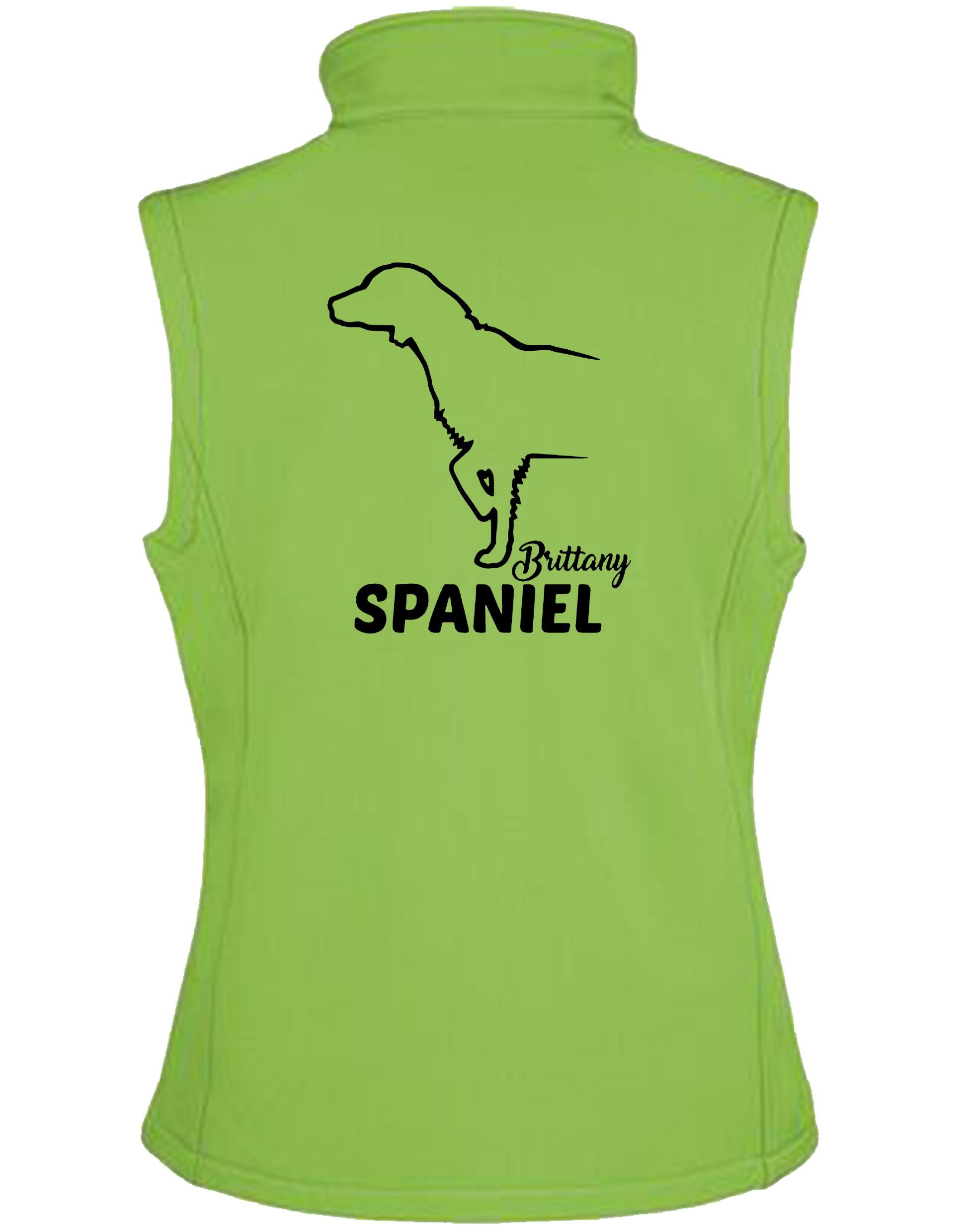 Brittany Spaniel Dog Breed Design Unisex Softshell Gilet – Style Meets Comfort for Brittany Spaniel Lovers