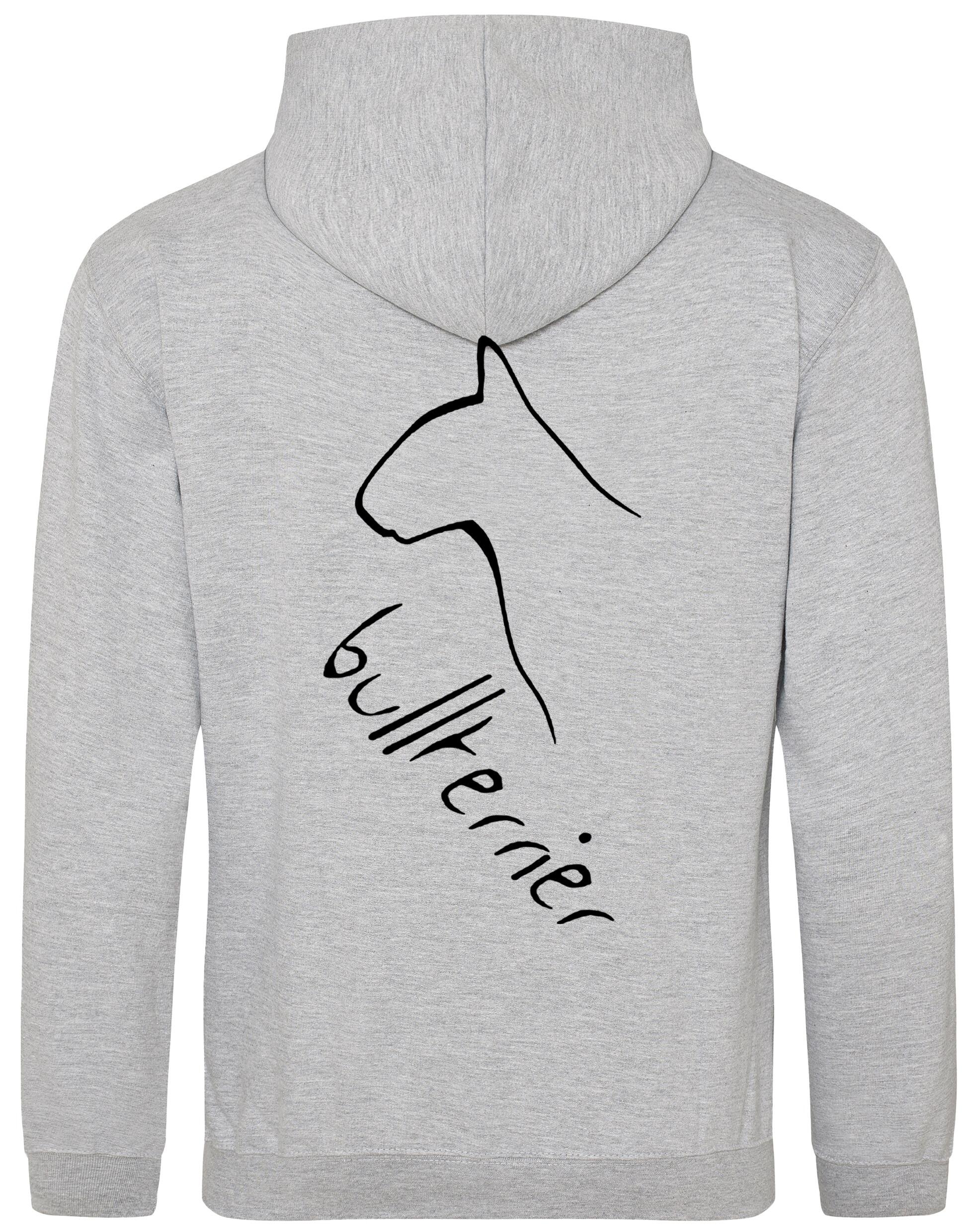 Bullterrier Dog Breed Design Pullover Hoodie – Style and Comfort for Dog Lovers