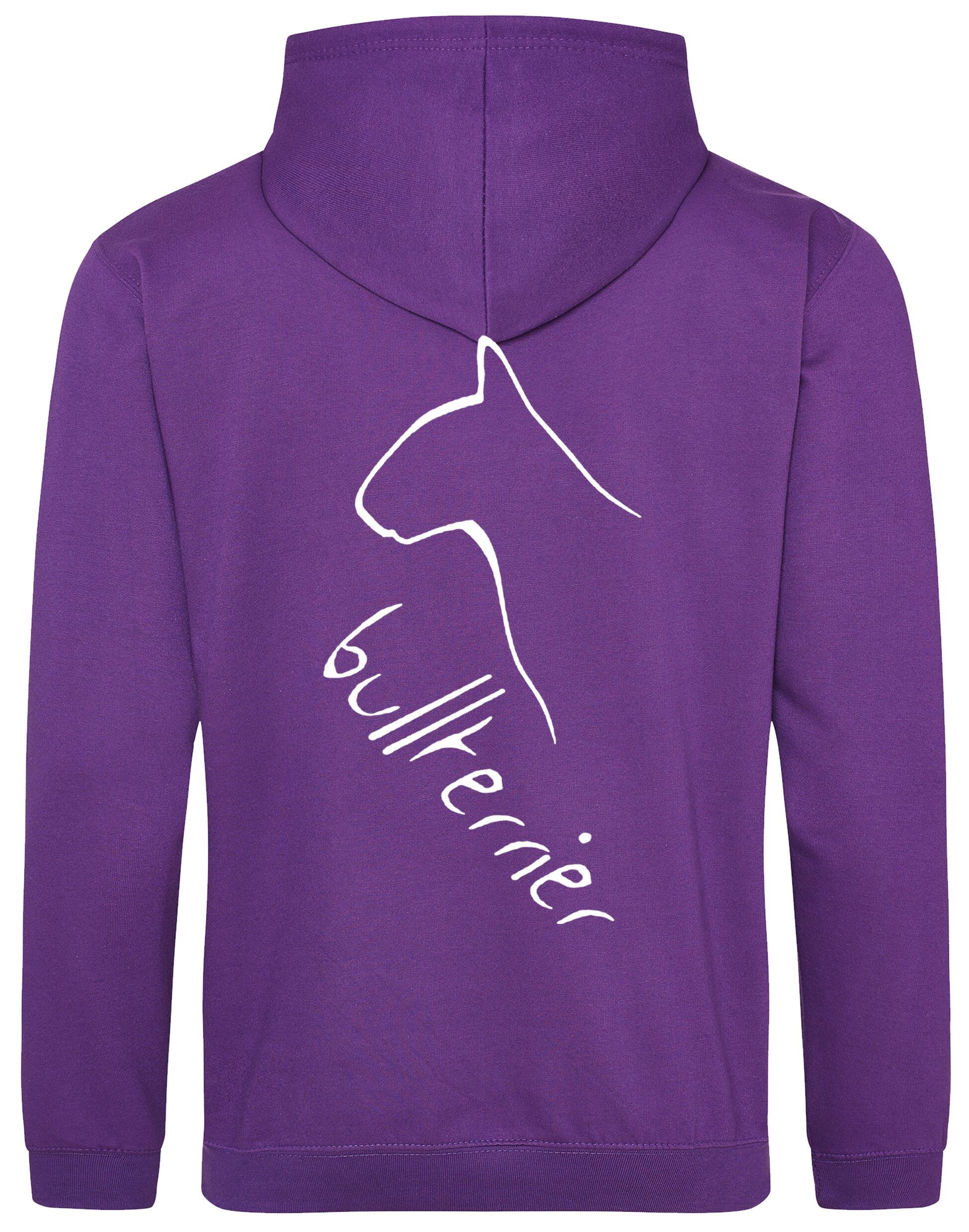Bullterrier Dog Breed Design Pullover Hoodie – Style and Comfort for Dog Lovers