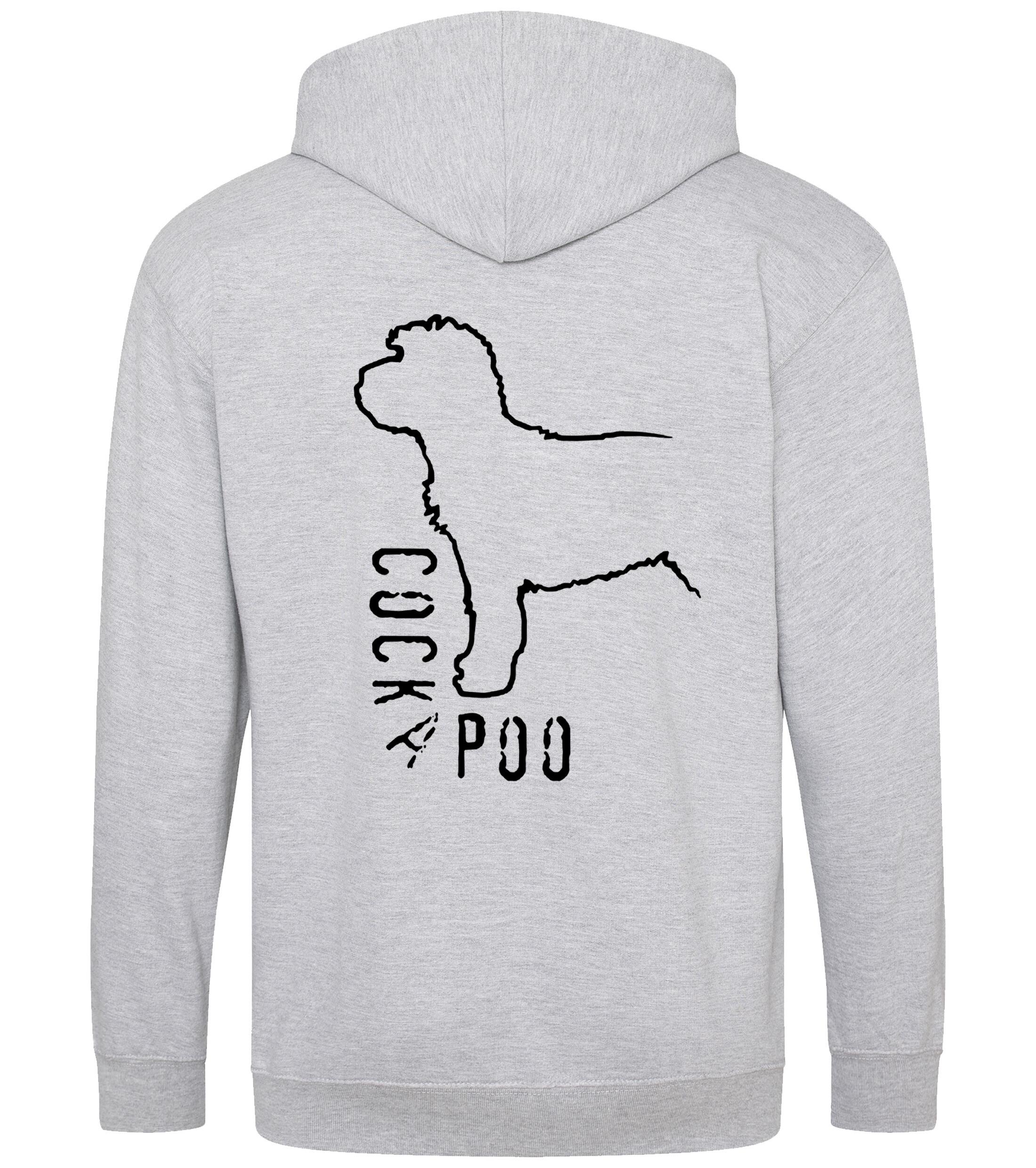 Cockapoo Dog Breed Design Zipped Hoodie – Comfort, Style, and Cockapoo Pride