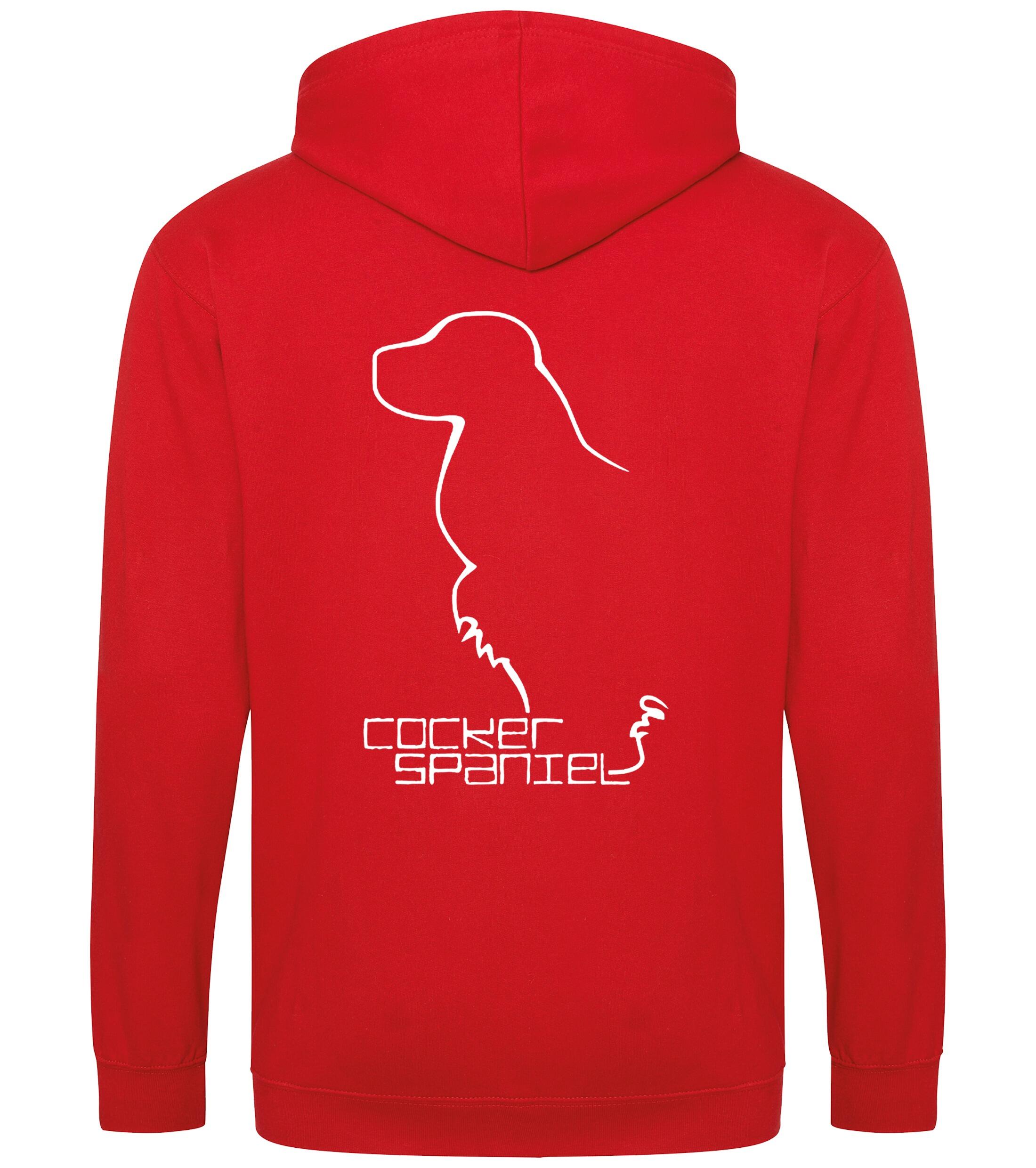 Cocker Spaniel Dog Breed Design Zipped Hoodie – Comfort, Style, and Cocker Spaniel Pride