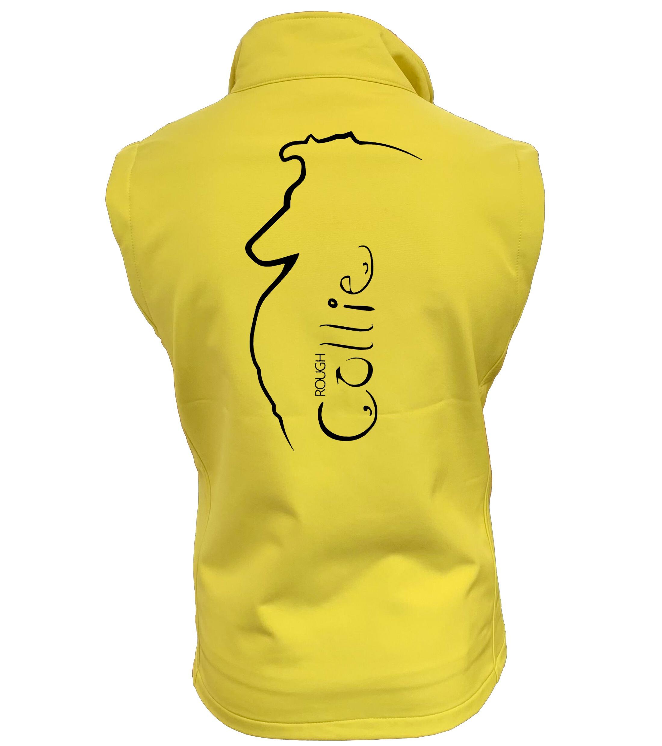 Collie (Rough) Dog Breed Design Unisex Softshell Gilet – Style for Rough Collie Enthusiasts
