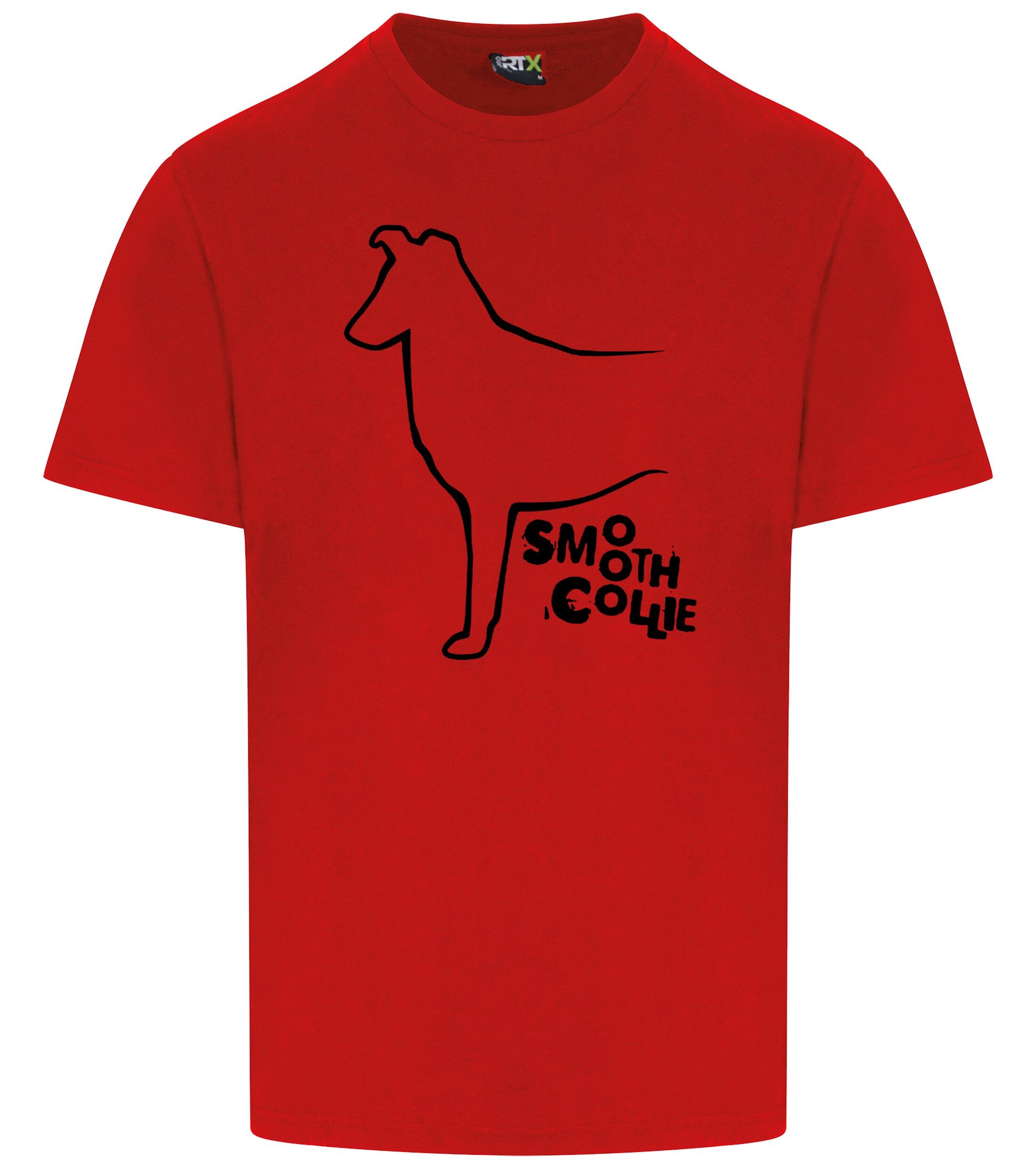 Unisex Roundneck T-shirt with Collie (Smooth) Dog Breed Design – Essential Style for Collie (Smooth) Fans