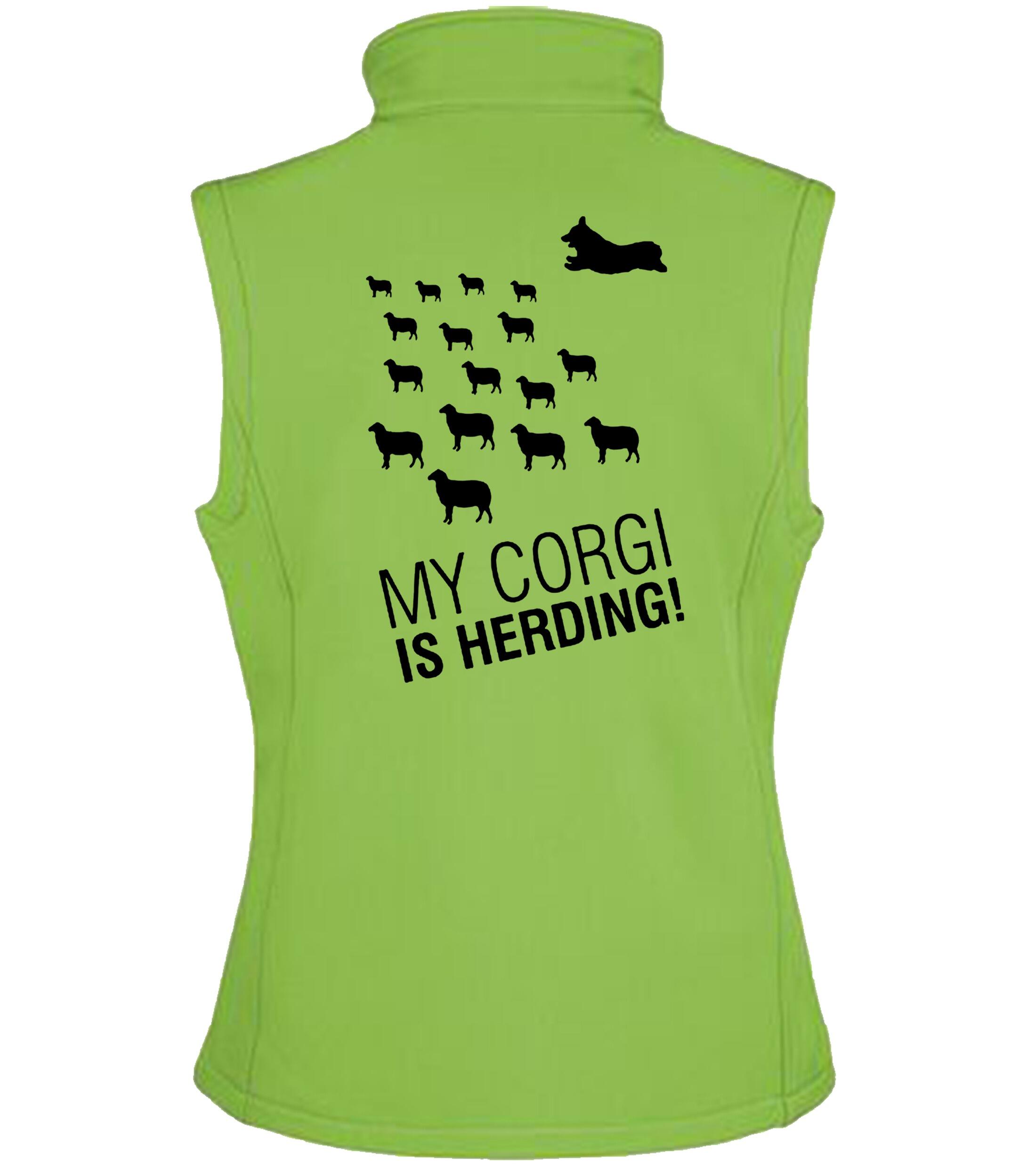 Women’s Softshell Jacket with Corgi Herding Dog Breed Design – Elegance for Corgi Herding Enthusiasts