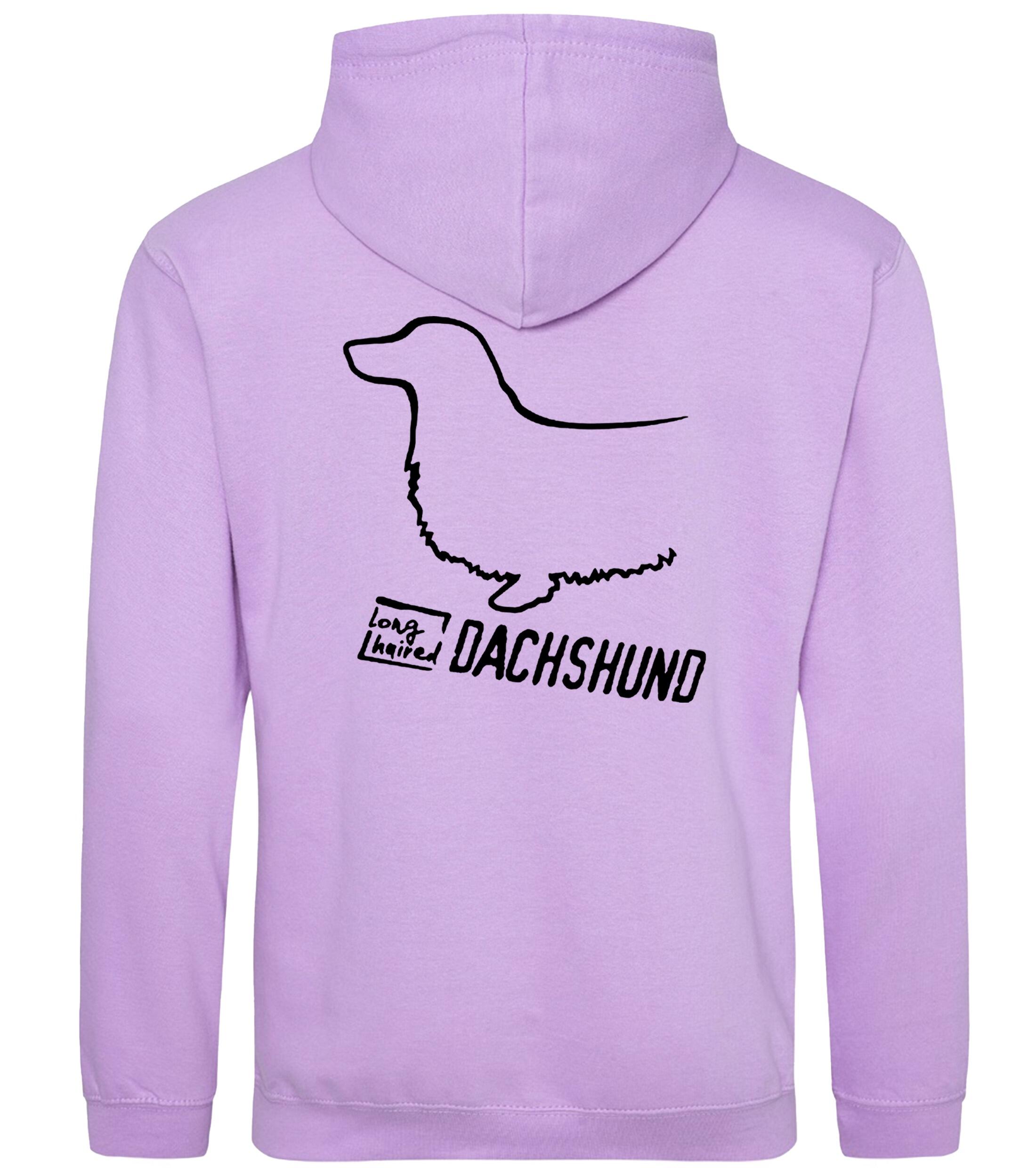 ​​Dachshund (Longhaired) Dog Breed Design Pullover Hoodie – Cozy & Stylish for Dachshund Lovers