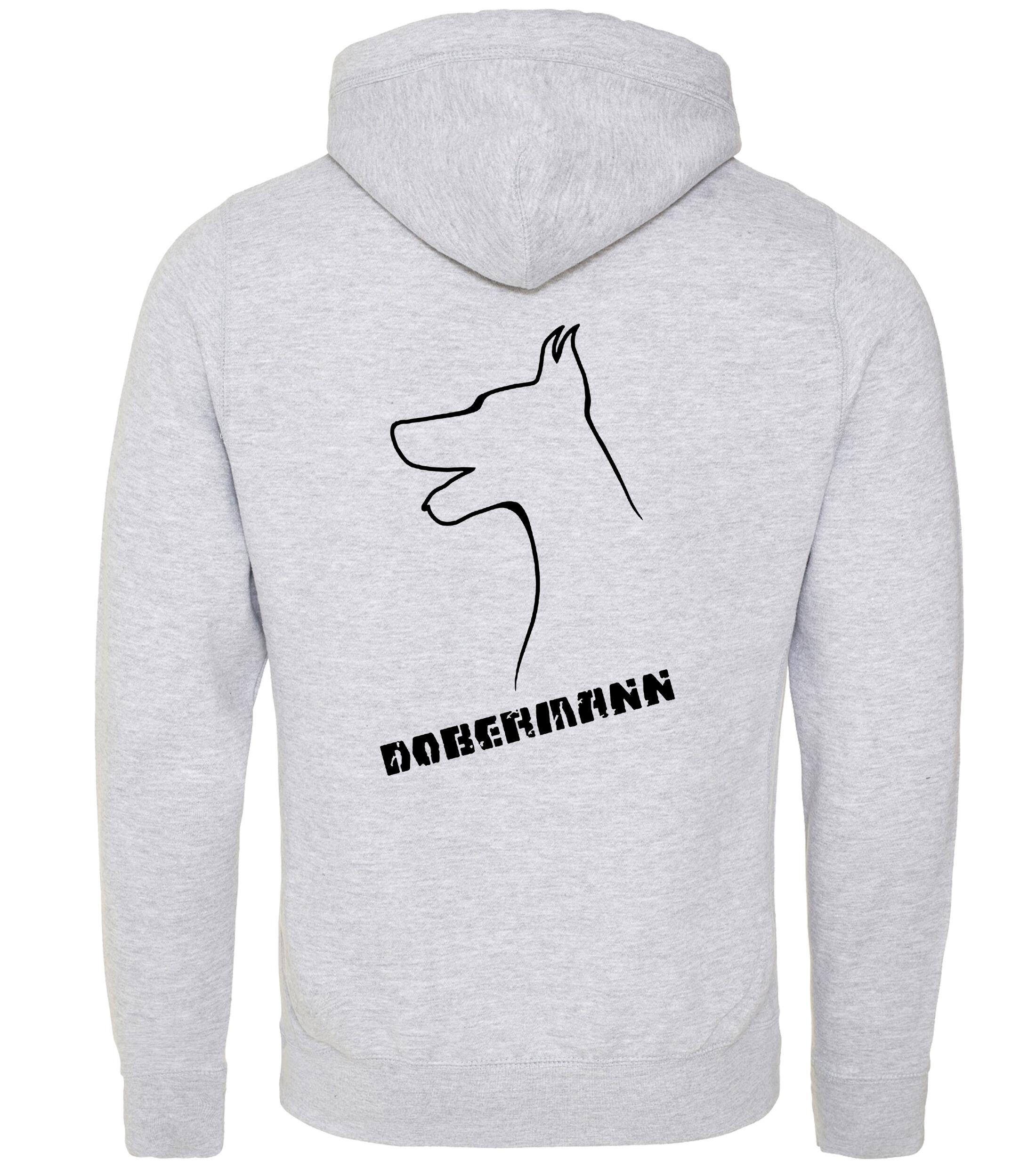 Dobermann (Head) Unisex Crossneck Pullover Hoodie – Style & Dobermann Pride