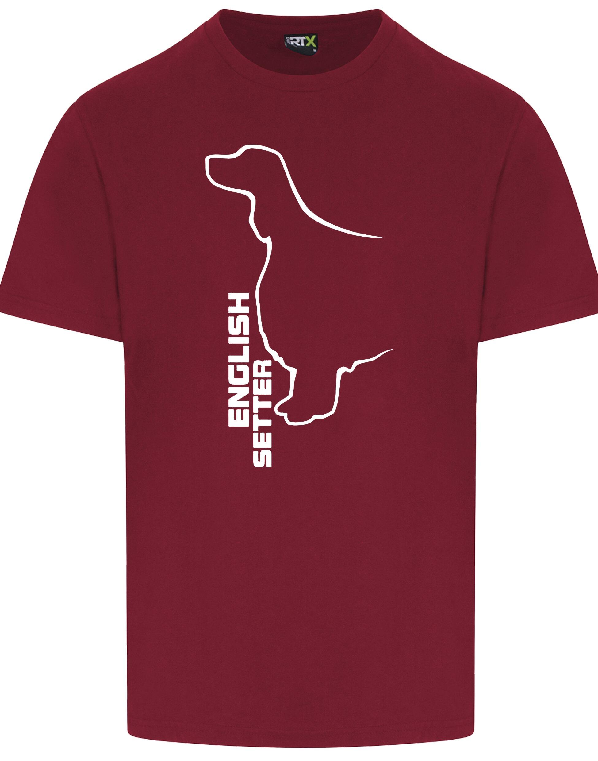 Unisex Roundneck T-shirt with English Setter Design – Style for Every Setter Fan