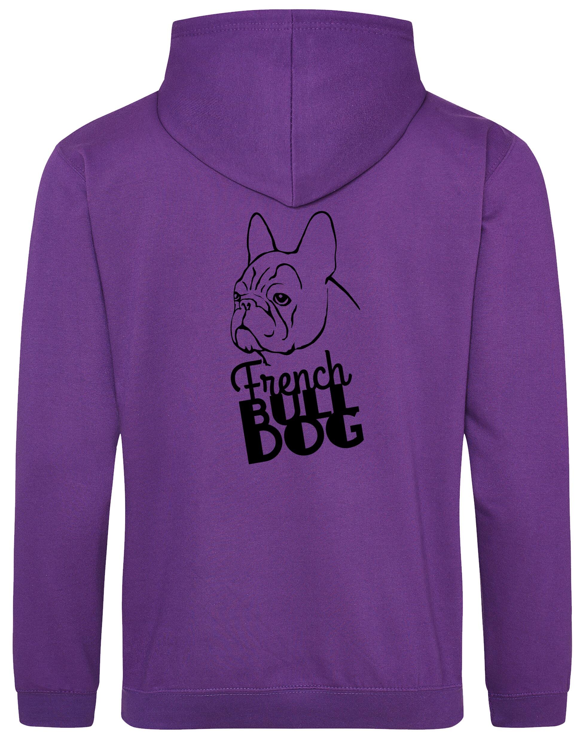 French Bulldog (Head) Design Pullover Hoodie – Cozy and Stylish for Bulldog Enthusiasts