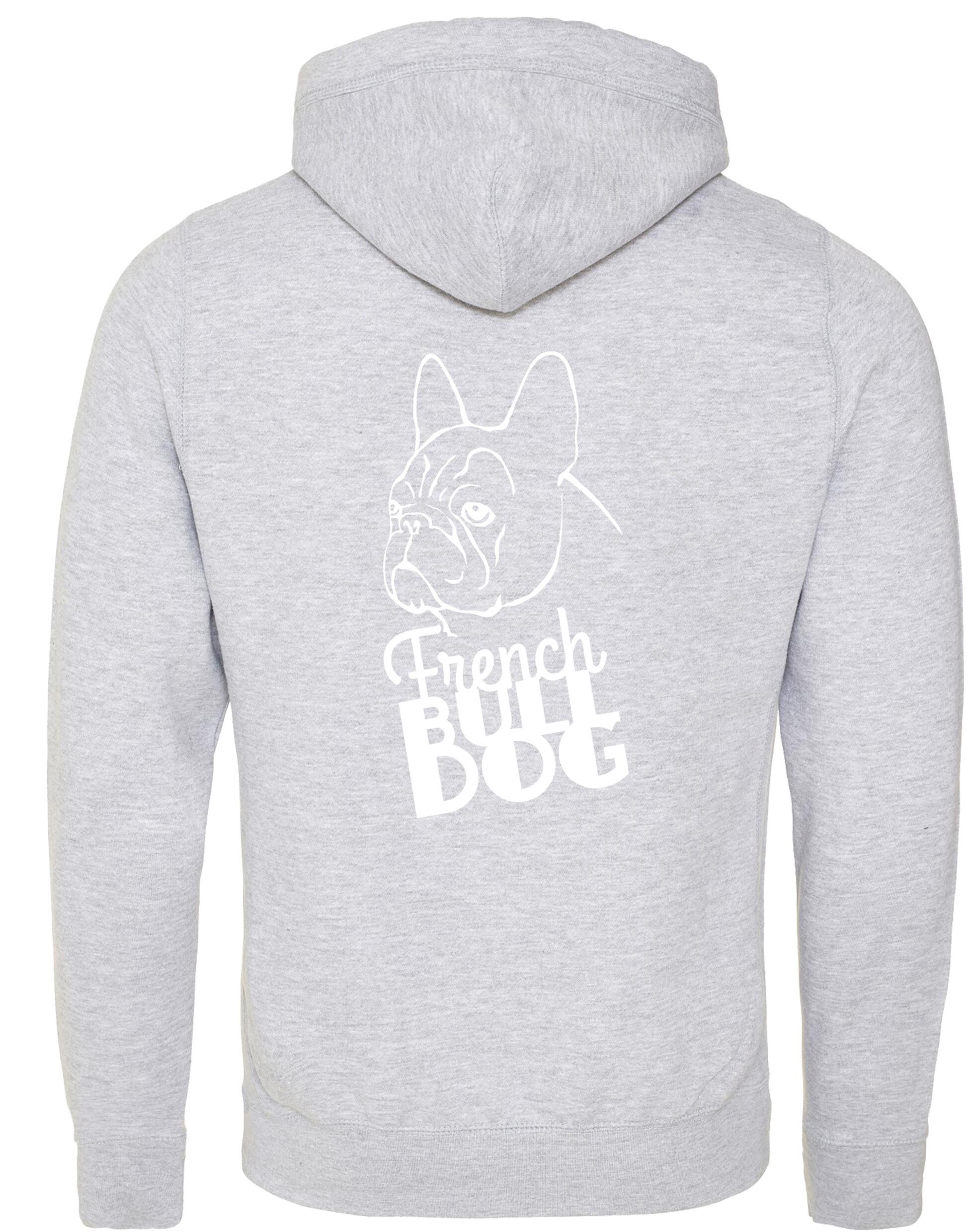 French Bulldog (Head) Unisex Crossneck Pullover Hoodie – A Must-Have for Bulldog Fans