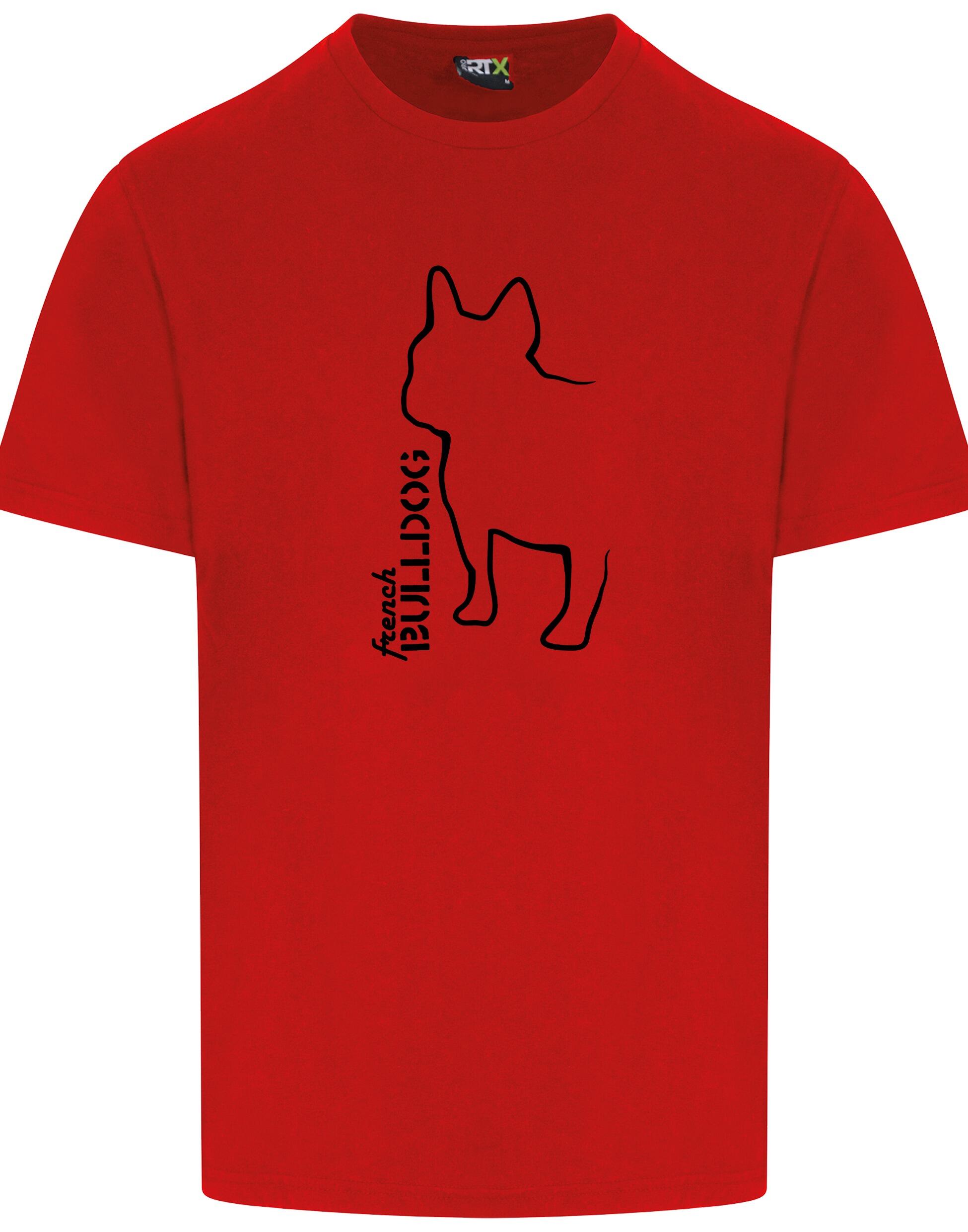 French Bulldog (Outline) Unisex Roundneck T-Shirt – Celebrate Your Love for French Bulldogs