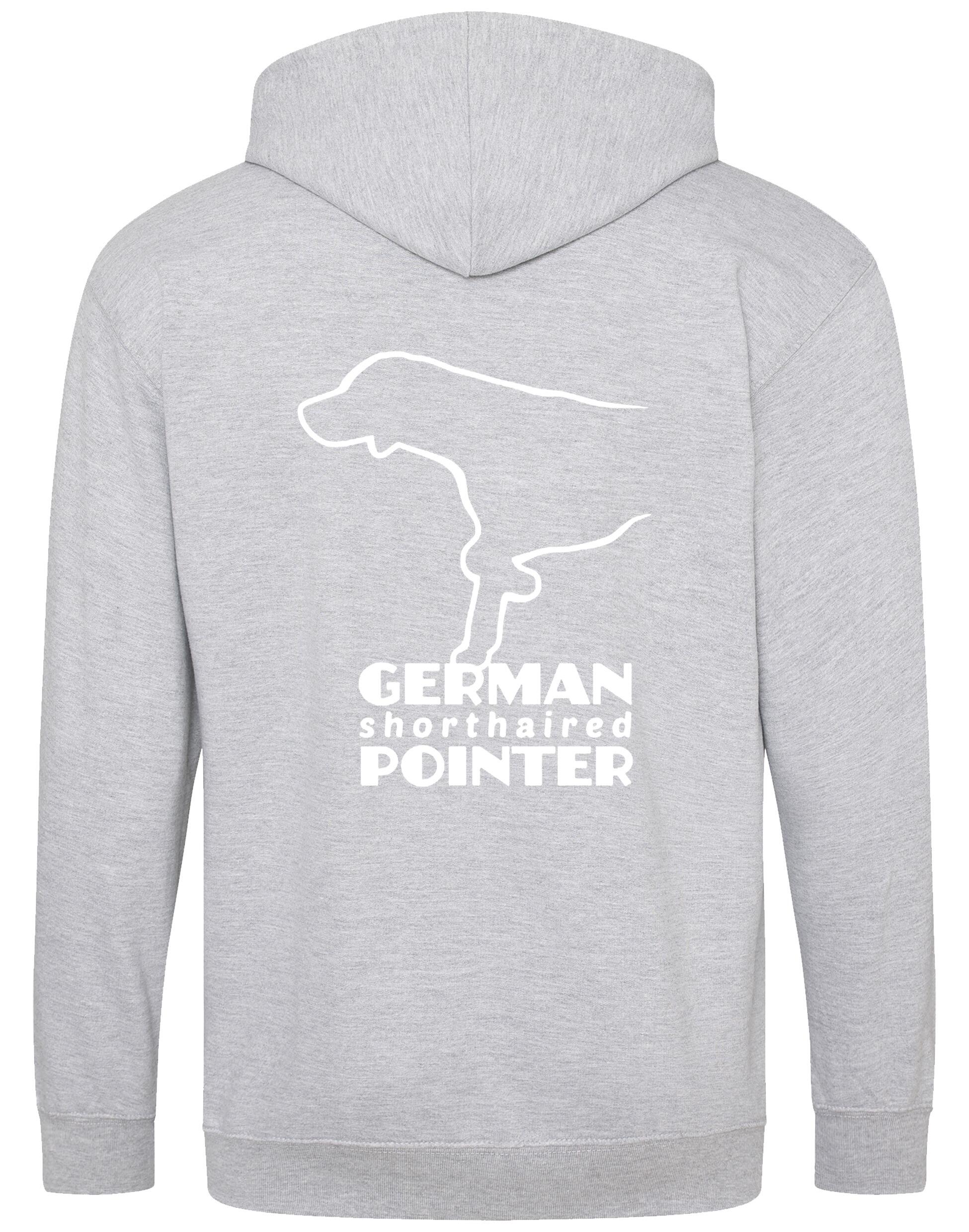 German Shorthaired Pointer Zipped Hoodie – Comfort, Style, and Pointer Pride
