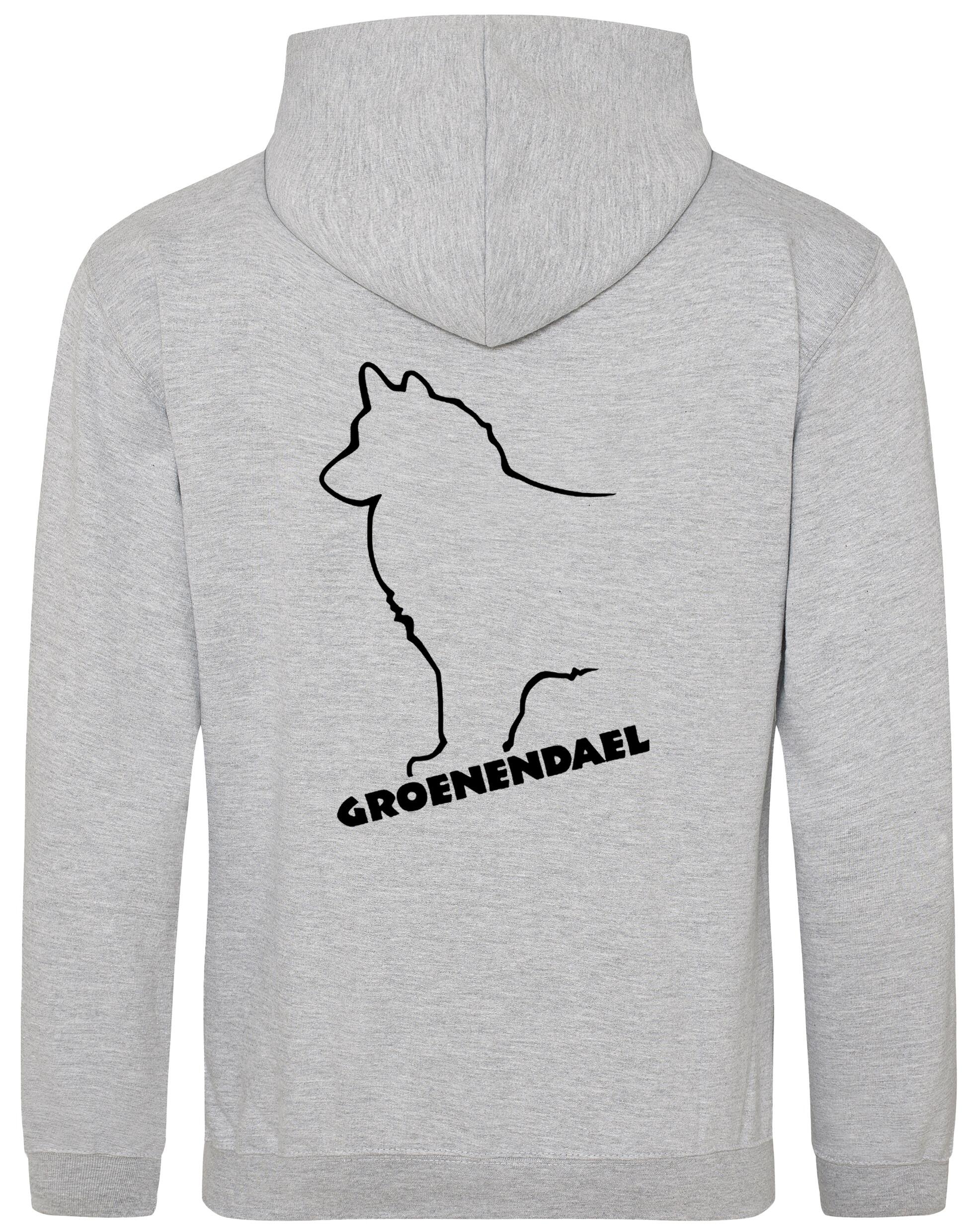 Groenendael Design Pullover Hoodie – Premium heavy-blend fabric, cozy fleece lining, and customizable with your Groenendael's name.