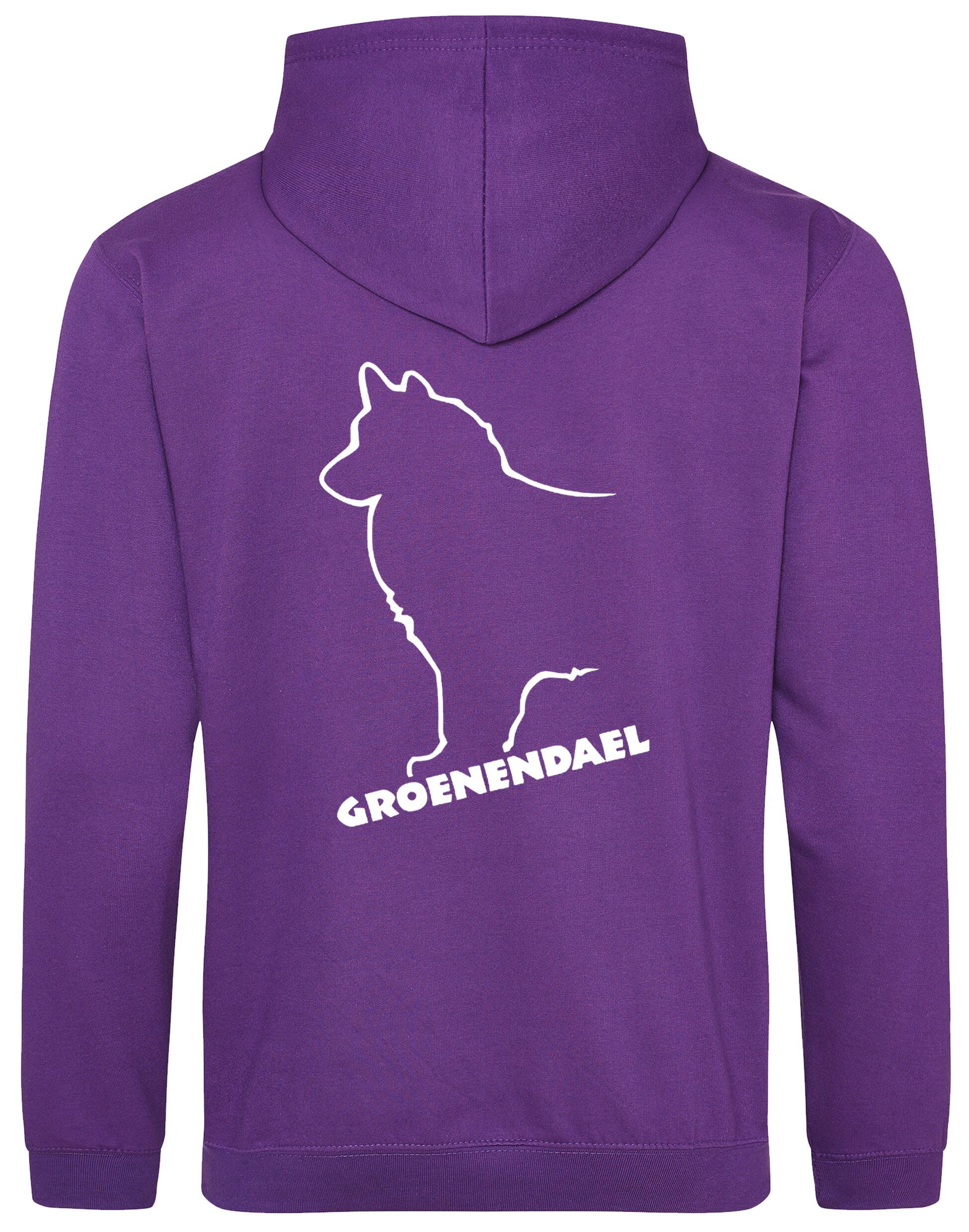 Groenendael Design Pullover Hoodie – Premium heavy-blend fabric, cozy fleece lining, and customizable with your Groenendael's name.