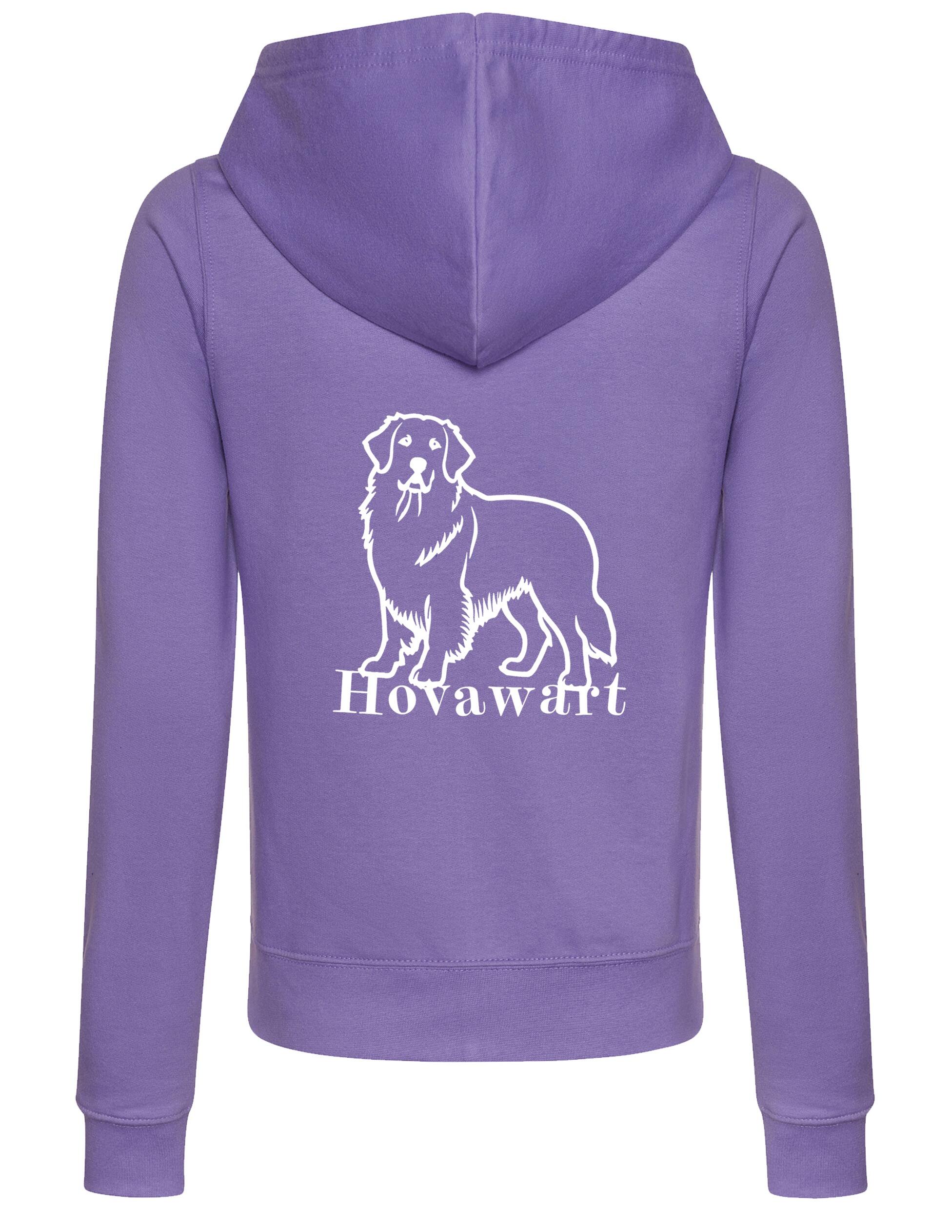 Hovawart Women’s Zipped Hoodie – Soft, breathable fabric with exclusive breed artwork, perfect for dog lovers.
