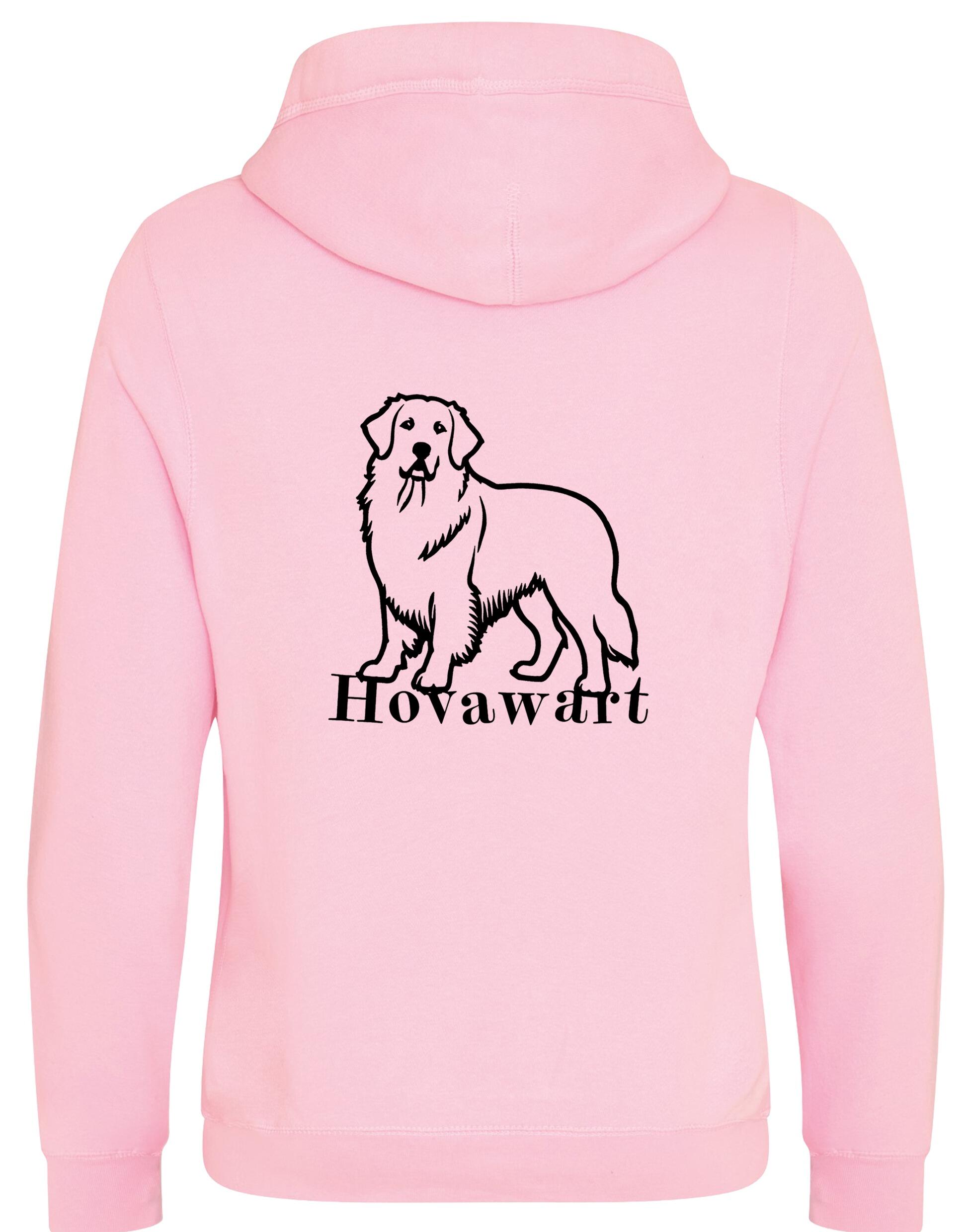 Hovawart Unisex Crossneck Pullover Hoodie – Modern design with exclusive breed graphic, perfect for Hovawart lovers.