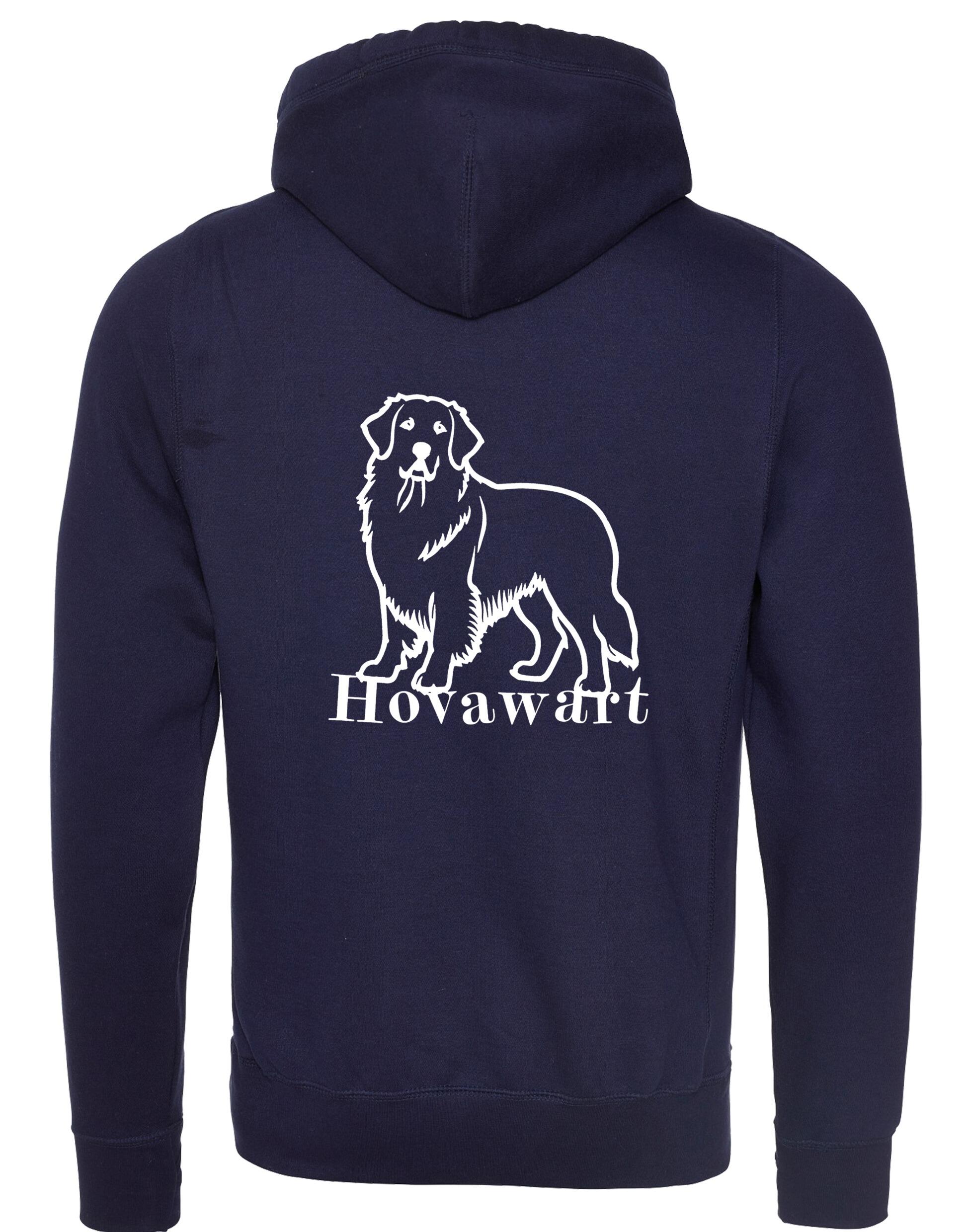 Hovawart Unisex Crossneck Pullover Hoodie – Modern design with exclusive breed graphic, perfect for Hovawart lovers.