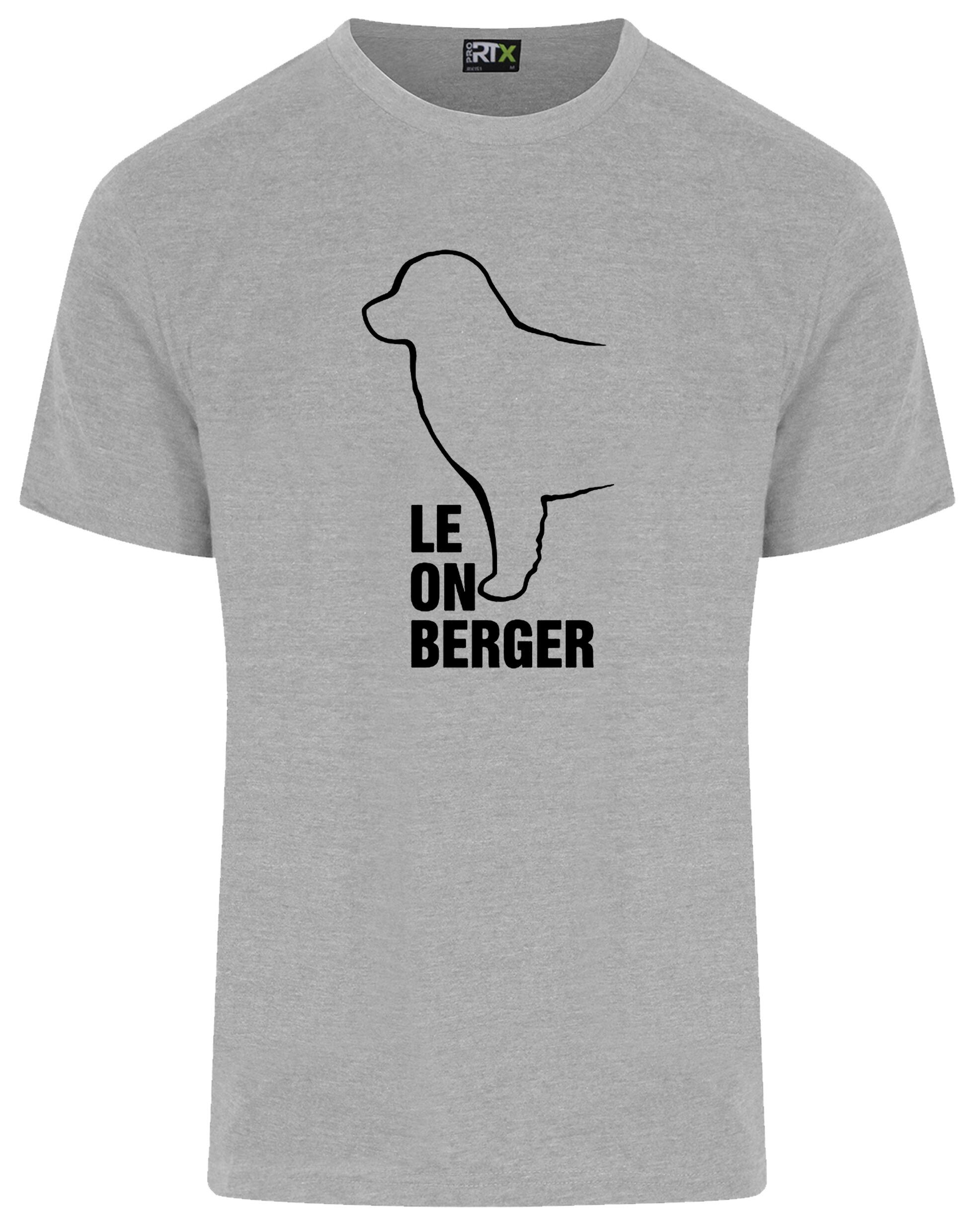 Leonberger Unisex Roundneck T-shirt with exclusive breed design, breathable cotton fabric, and relaxed fit.