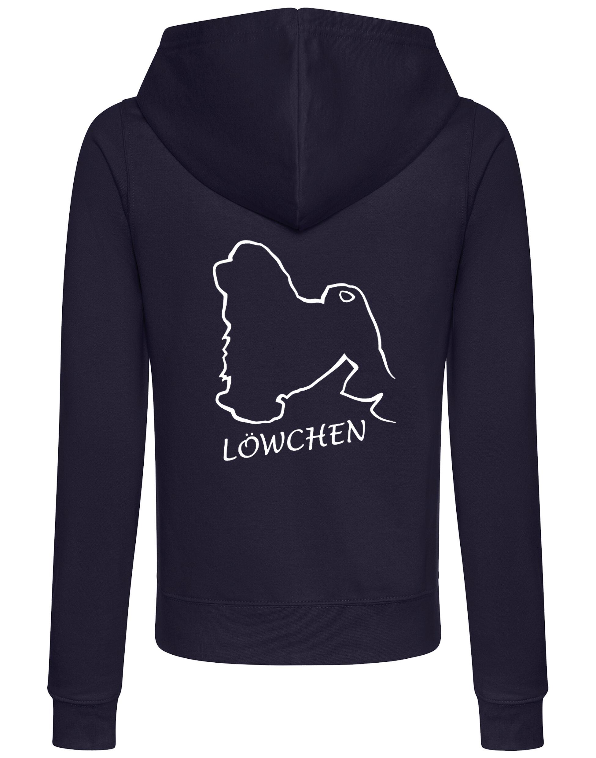 Lowchen Women’s Zipped Hoodie with exclusive breed artwork and practical features.