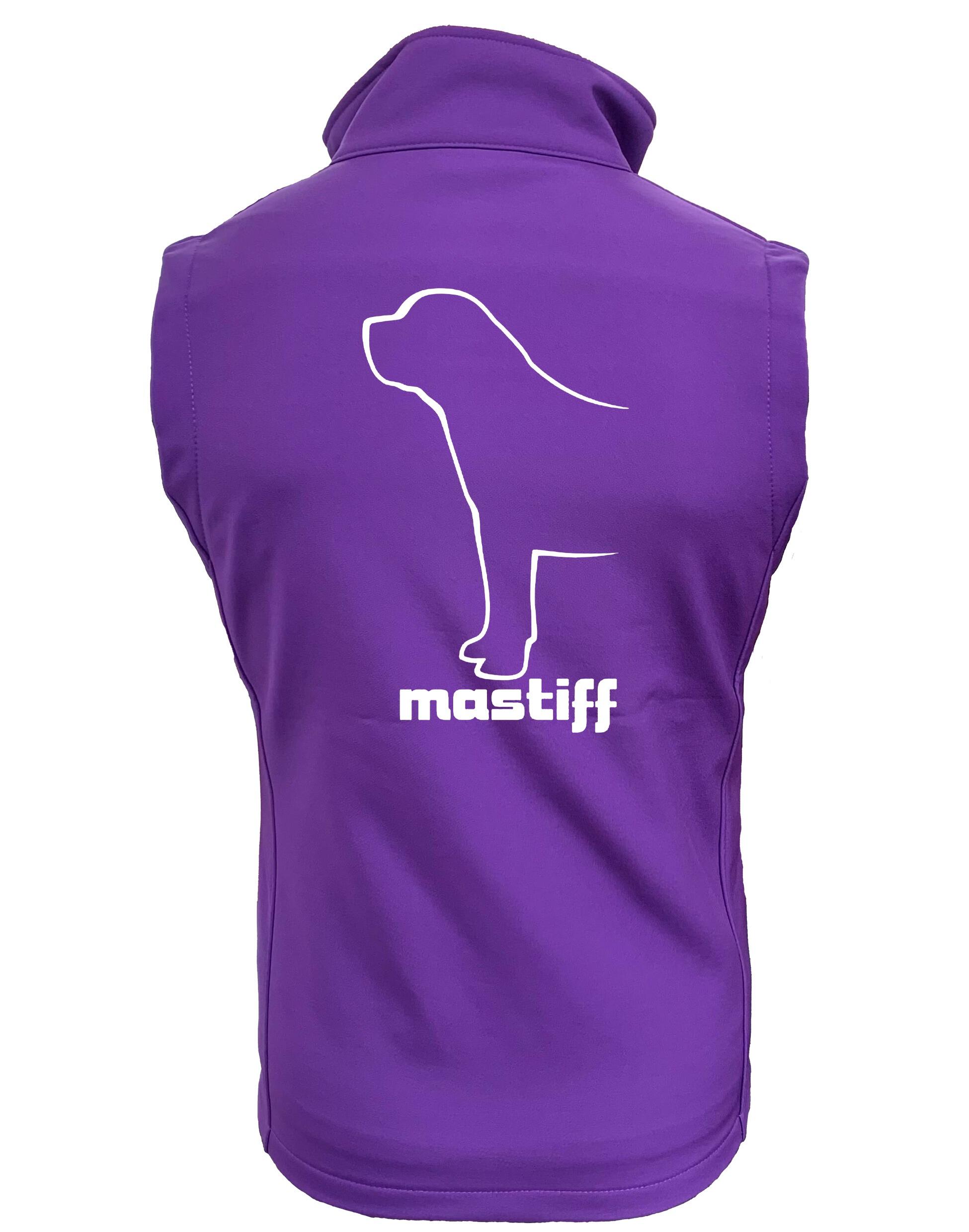Mastiff Women’s Softshell Jacket with exclusive breed design, water-resistant fabric, and fleece lining for warmth and comfort.