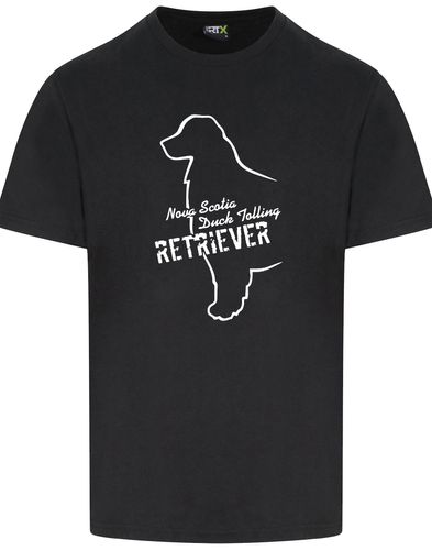 Nova Scotia Duck Tolling Retriever unisex roundneck T-shirt featuring an exclusive breed design on the front. Made from soft, breathable cotton with a relaxed fit, classic round neckline, and lightweight feel for all-day comfort. Perfect for Toller lovers, dog breed enthusiasts, and casual wear.