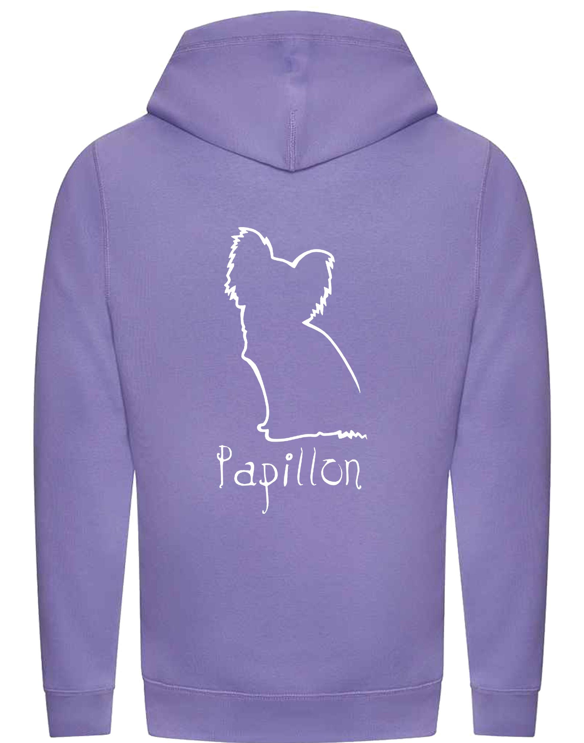 Papillon Crossneck Pullover Hoodie – cozy and stylish hoodie featuring an exclusive Papillon design with a modern crossneck hood. Perfect for dog owners and Papillon lovers.