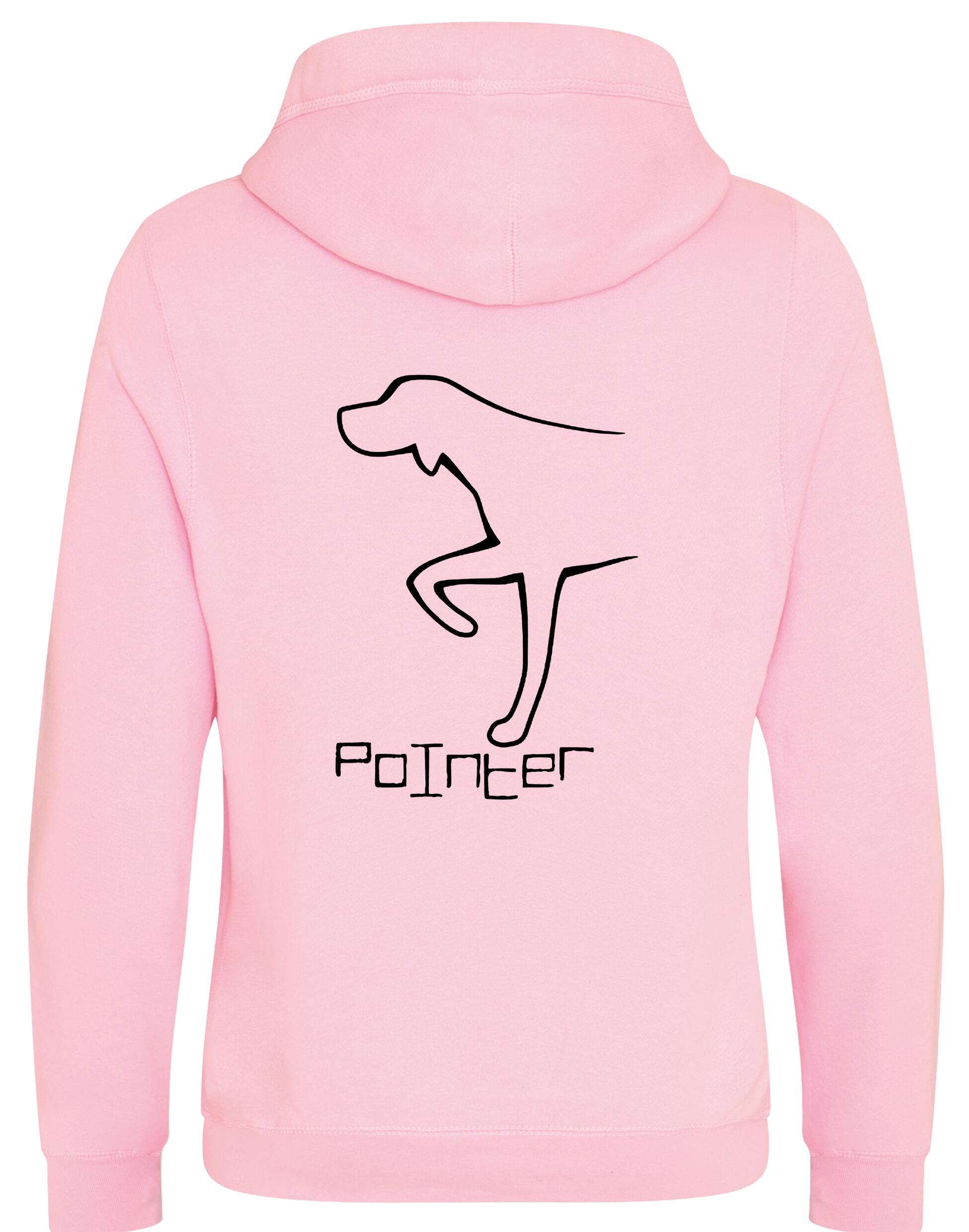 Pointer Crossneck Pullover Hoodie with a stylish Pointer design, featuring a warm brushed fleece lining and spacious kangaroo pocket.