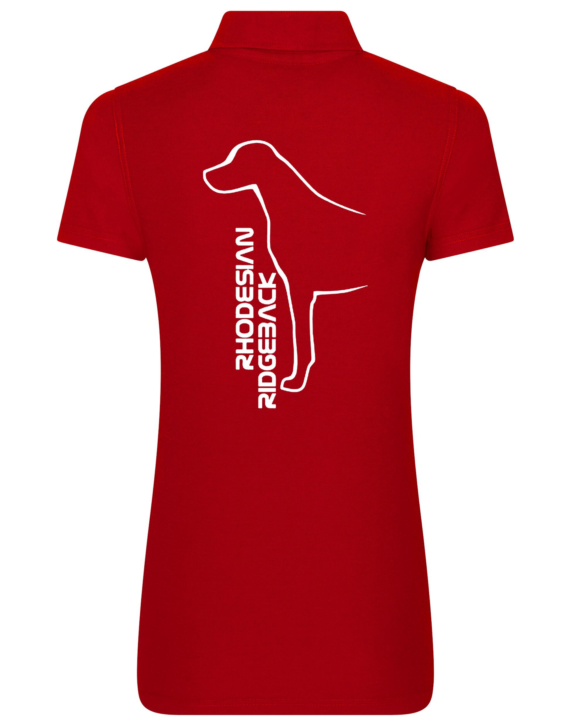 Rhodesian Ridgeback Women’s Cotton Polo featuring exclusive breed artwork, soft breathable cotton fabric, structured collar, flattering feminine fit, and polished design for breed enthusiasts.Rhodesian Ridgeback Women’s Cotton Polo featuring exclusive breed artwork, soft breathable cotton fabric, structured collar, flattering feminine fit, and polished design for breed enthusiasts.